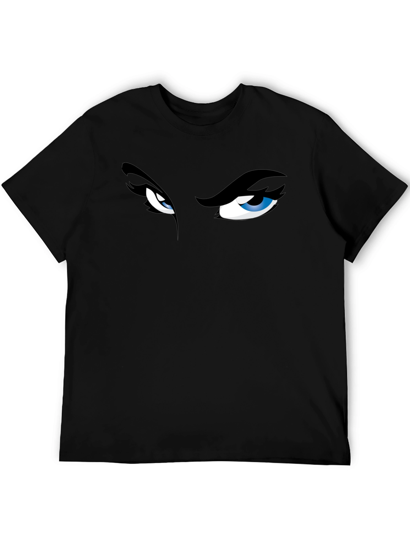 Intense Eyes Graphic Tee - Mens Black T-Shirt