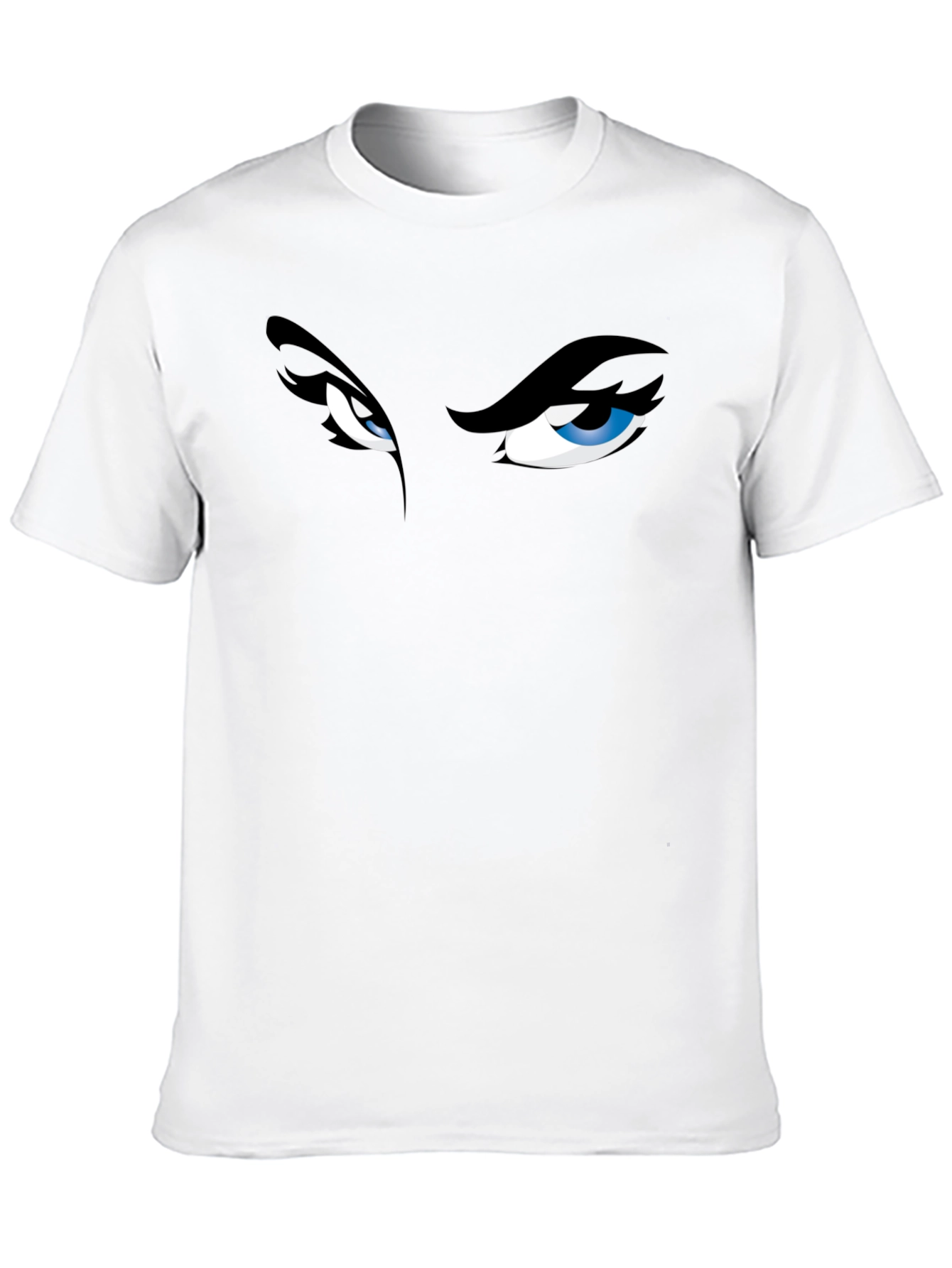 Intense Eyes Graphic Tee - Mens Black T-Shirt