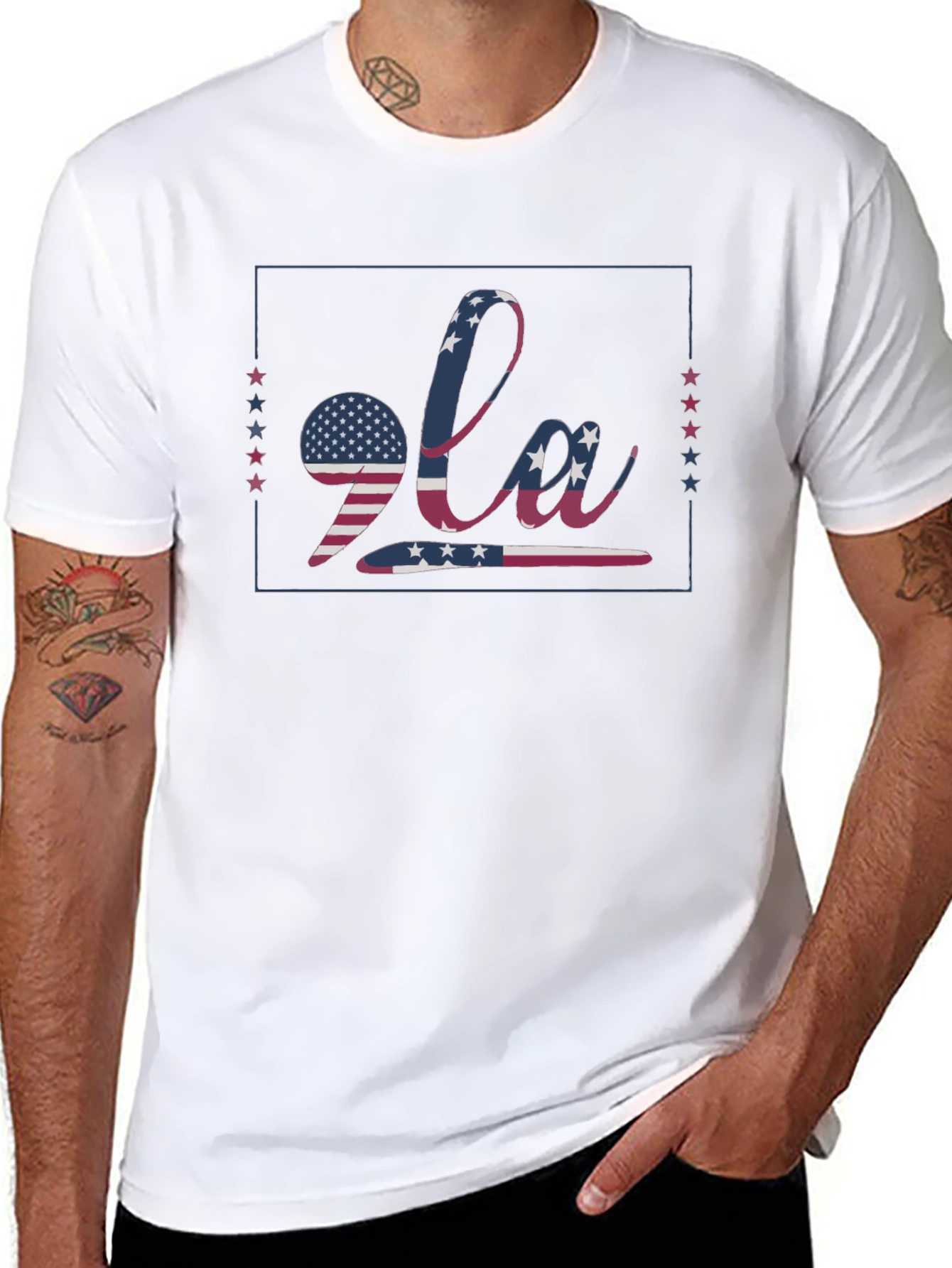 Patriotic American Flag T-Shirt