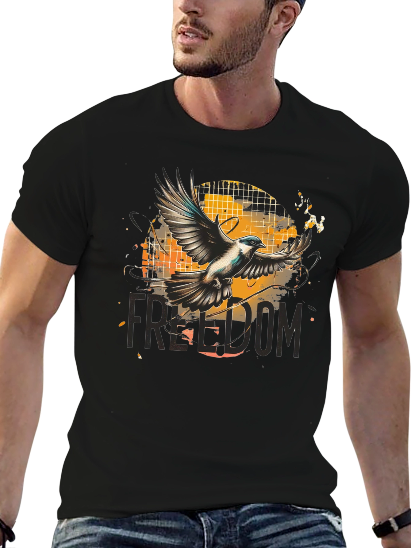 Freedom Bird Graphic T-Shirt
