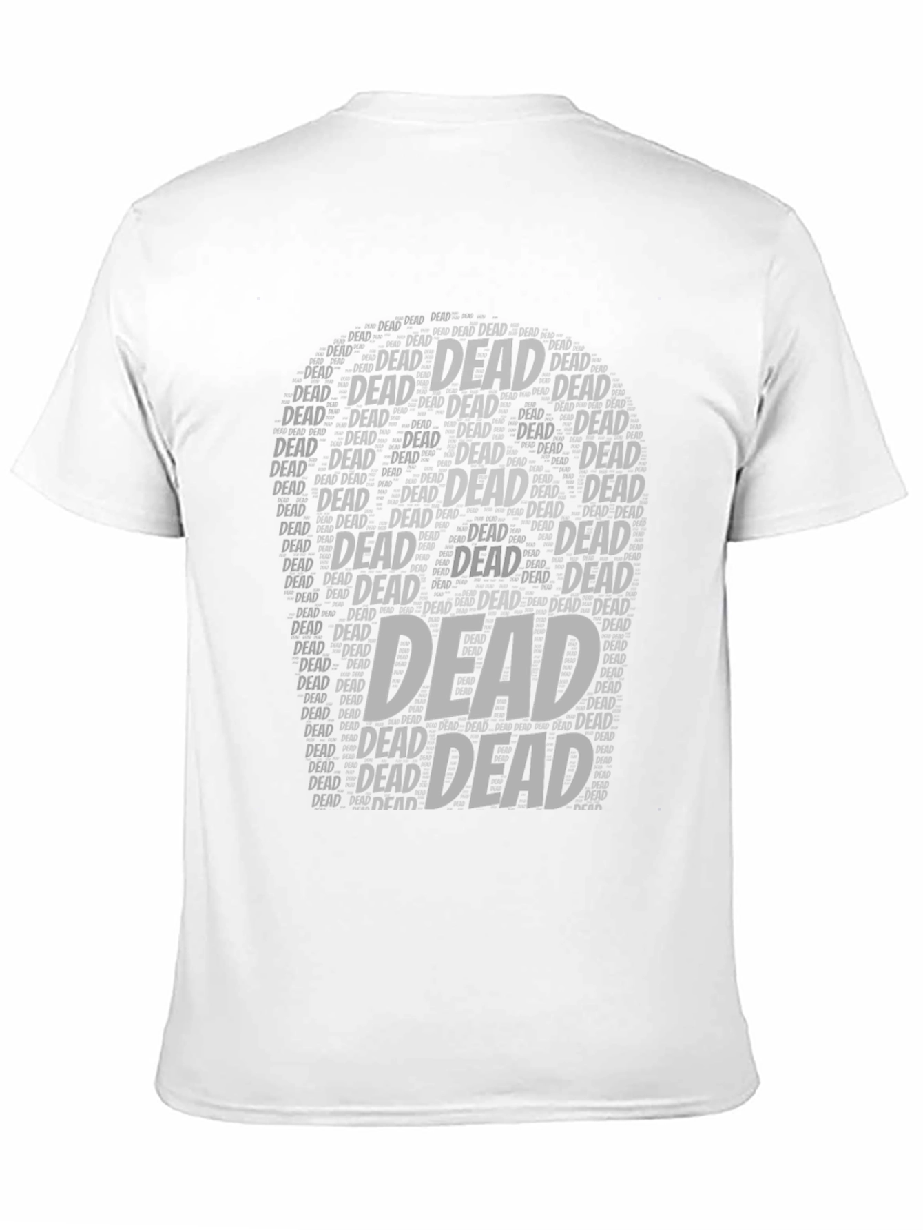 Dead Word Art Black T-Shirt