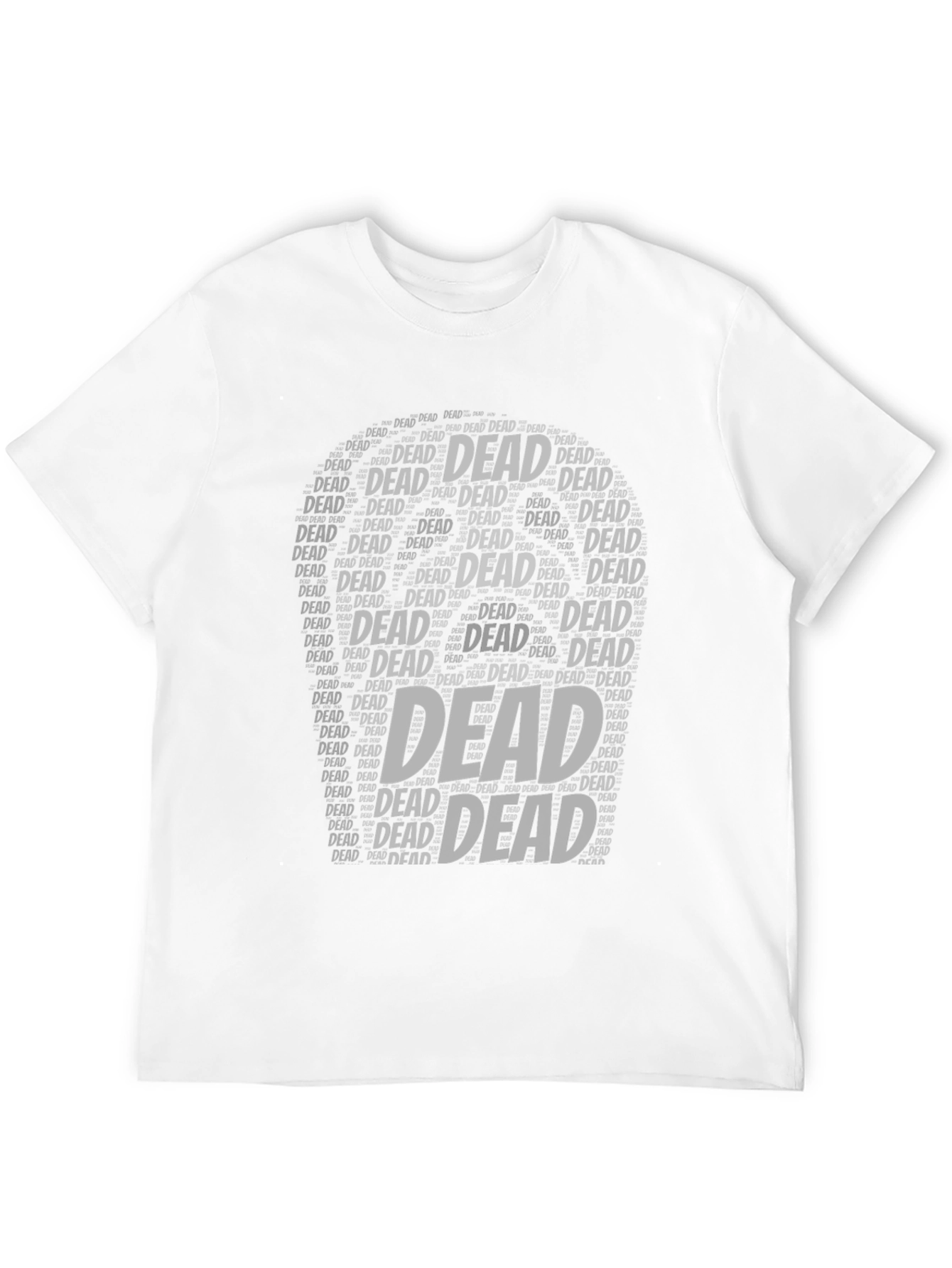 Dead Word Art Black T-Shirt