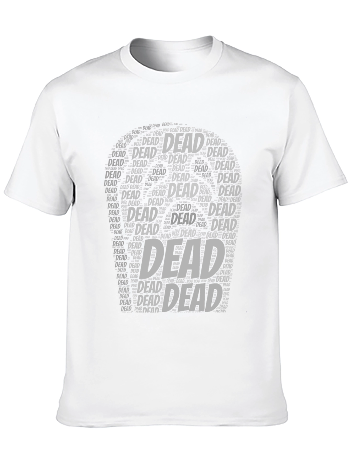 Dead Word Art Black T-Shirt