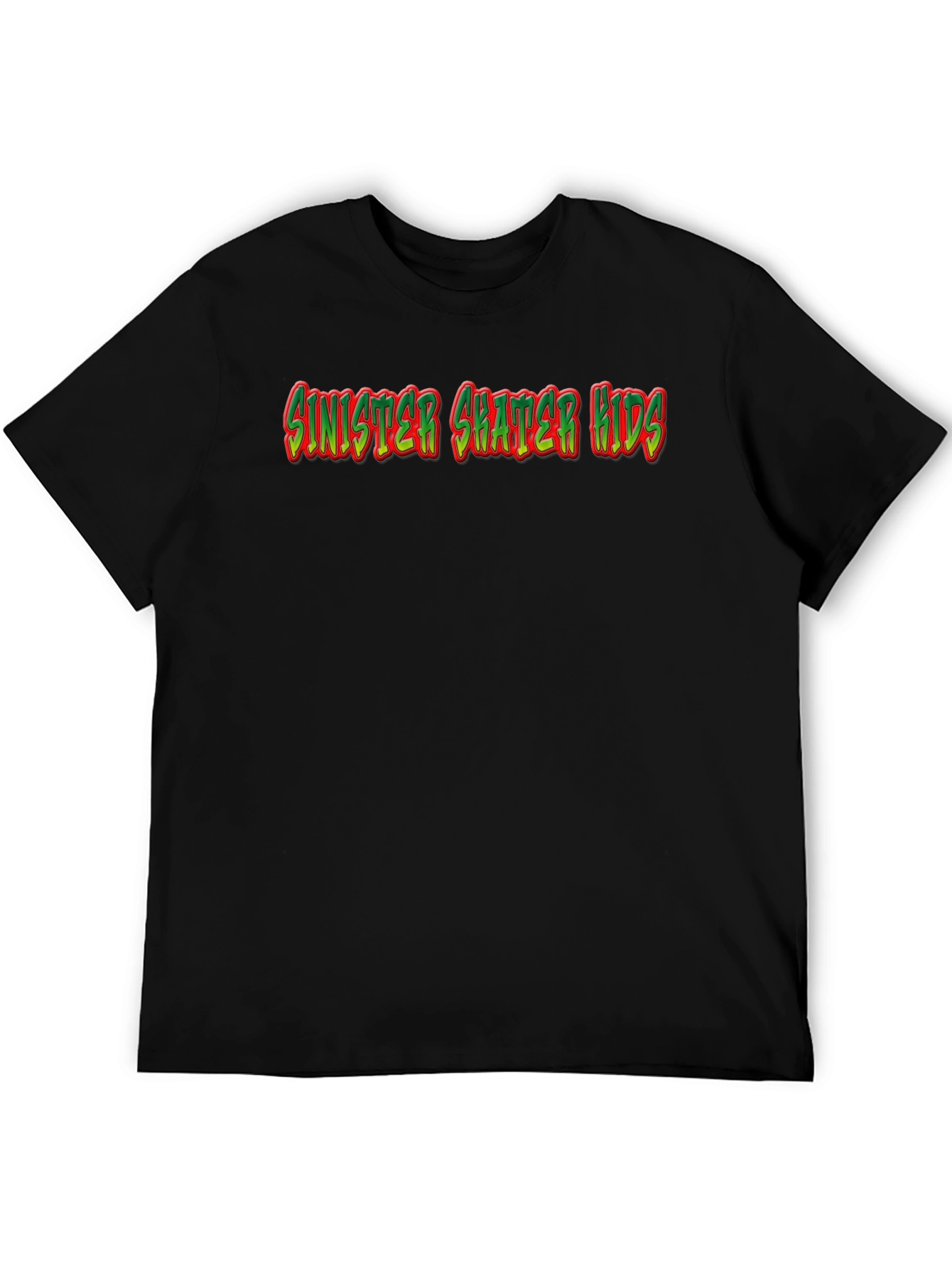 Sinister Skater Kids Black Graphic T-Shirt