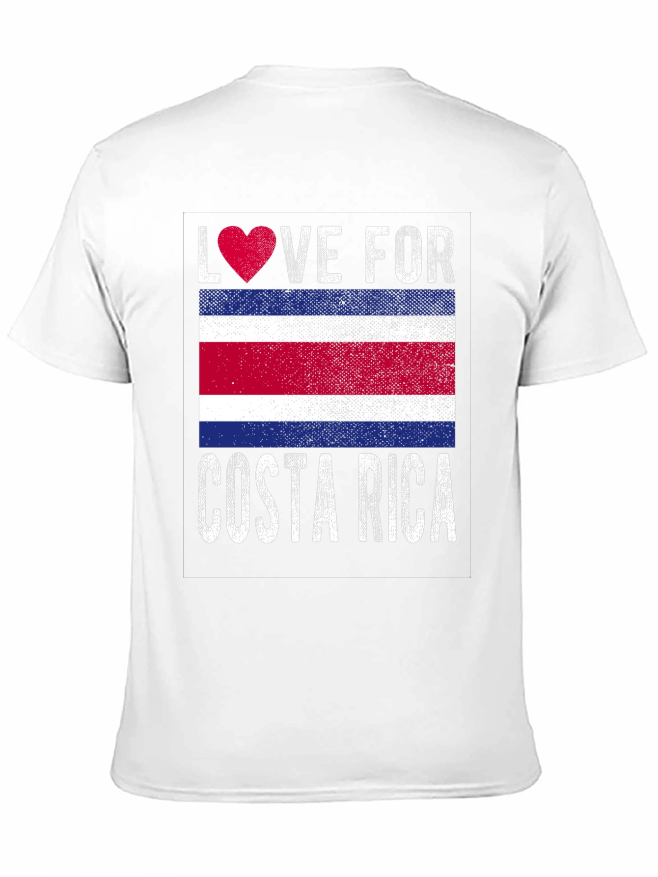 Love for Costa Rica T-Shirt Flag Souvenir