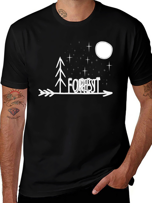 Forest Arrow Graphic T-Shirt - Unisex Casual Tee