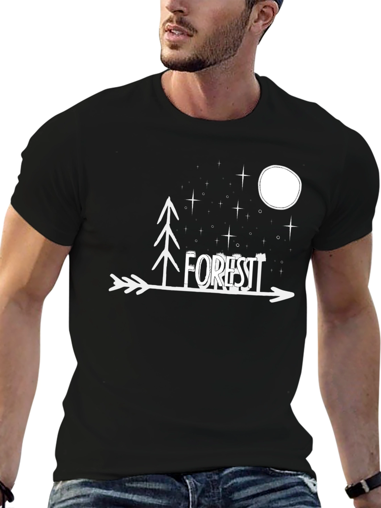 Forest Arrow Graphic T-Shirt - Unisex Casual Tee