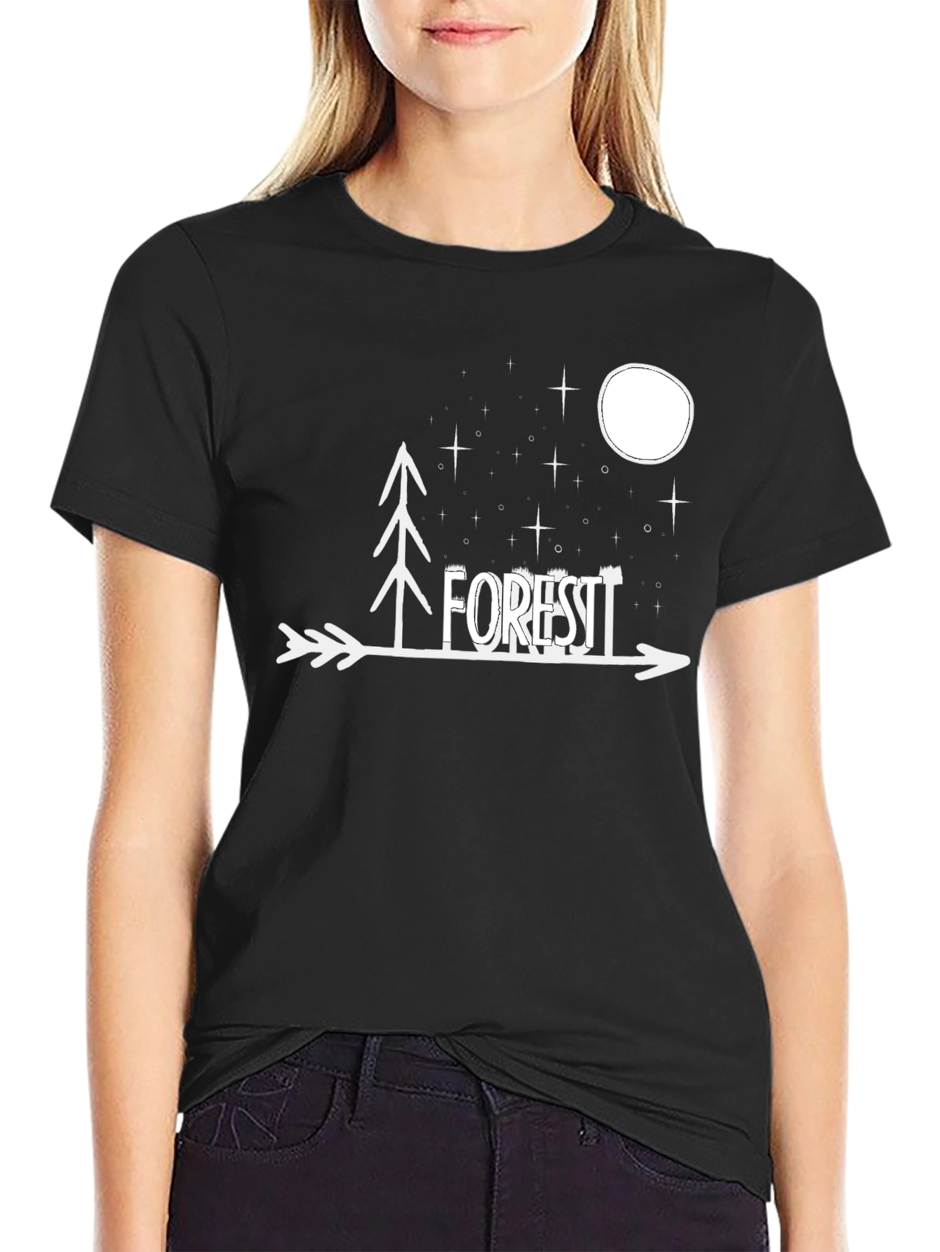 Forest Arrow Graphic T-Shirt - Unisex Casual Tee