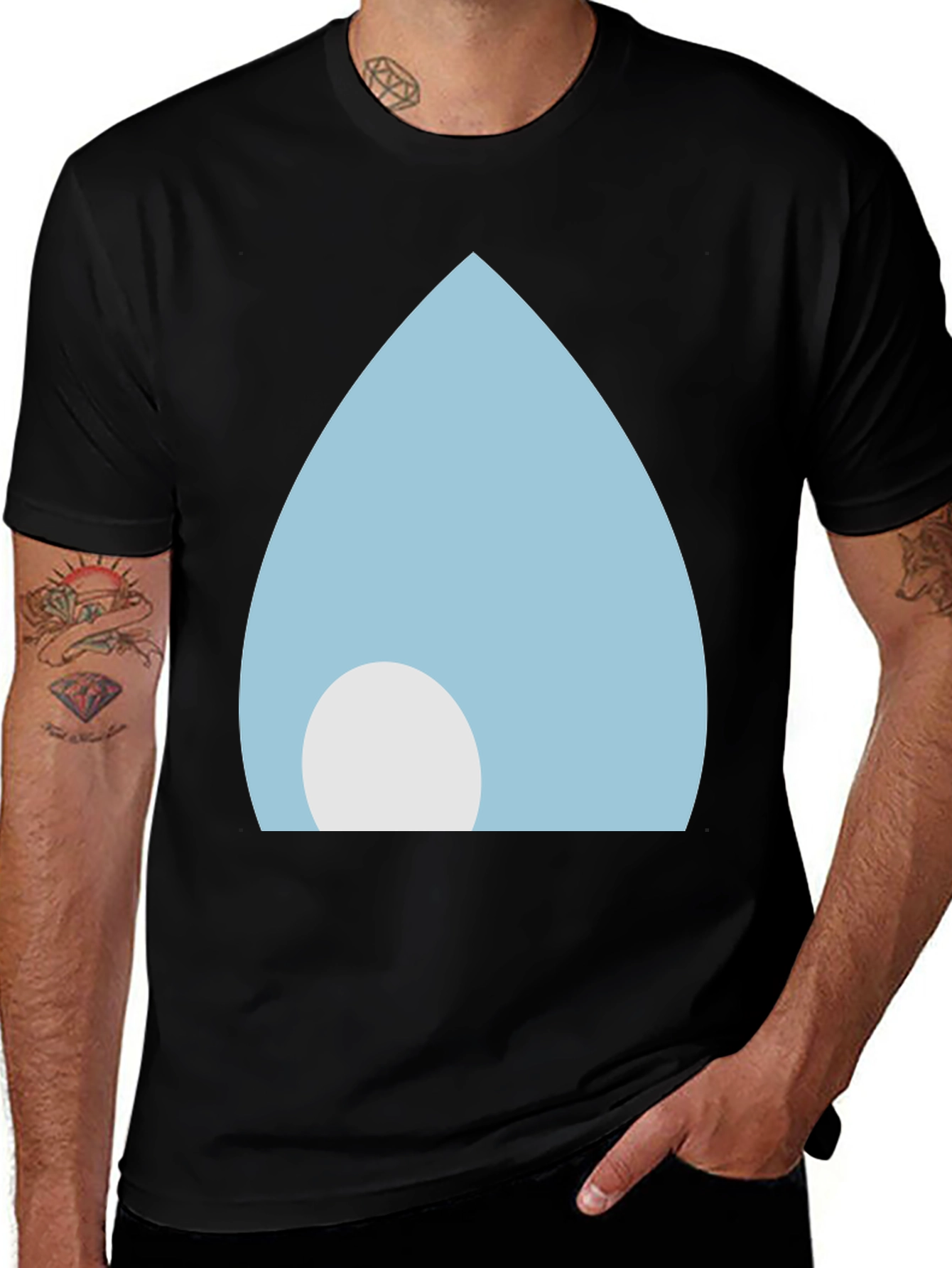 Abstract Graphic Tee - Modern Minimalist Design