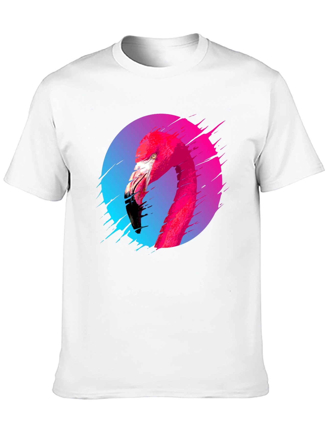 Flamingo Graphic Tee - Mens Black T-Shirt