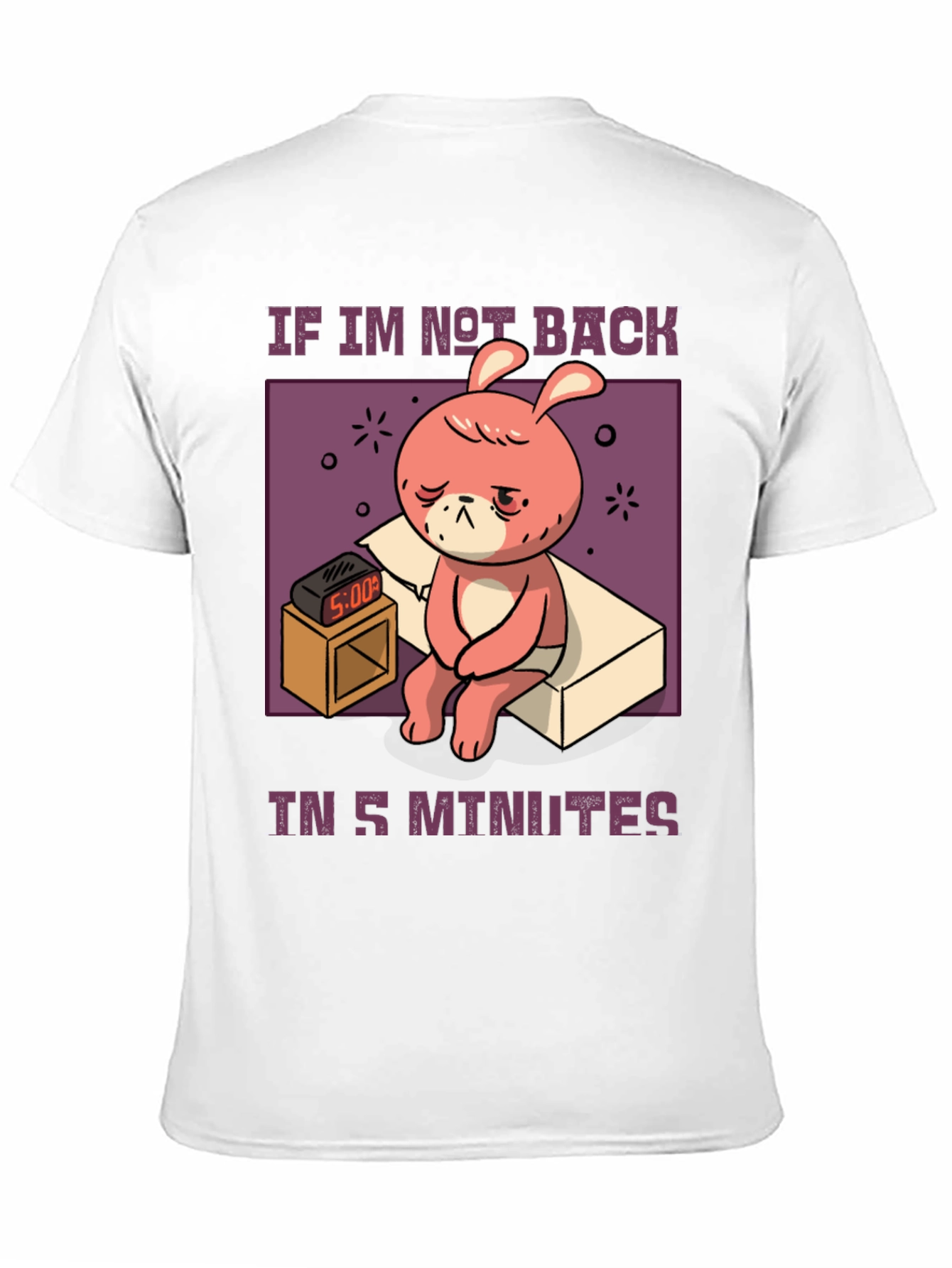 Sleepy Bunny 5 Minutes T-Shirt