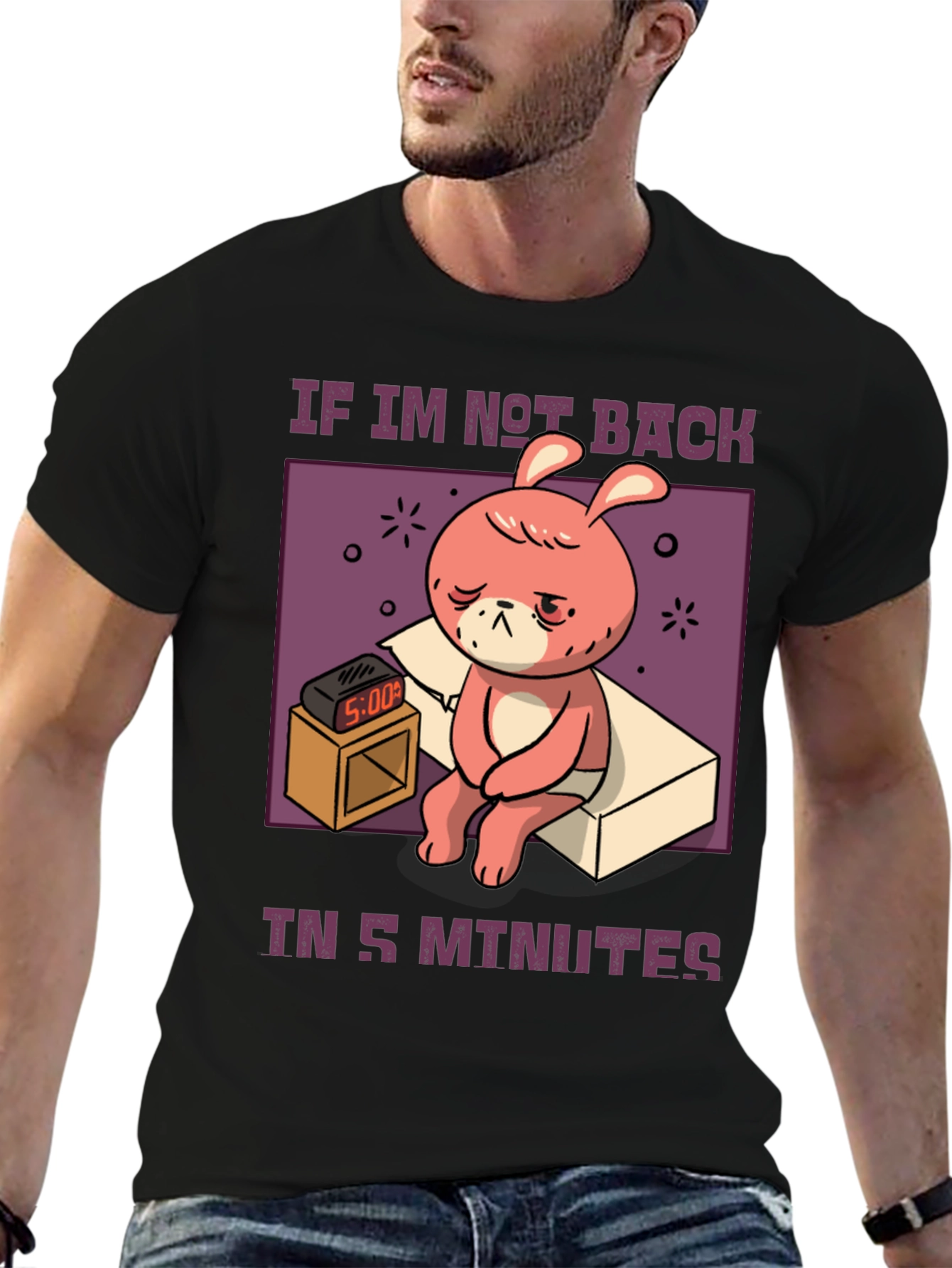 Sleepy Bunny 5 Minutes T-Shirt