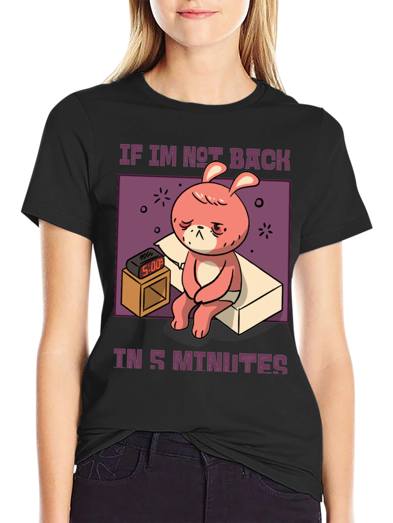 Sleepy Bunny 5 Minutes T-Shirt