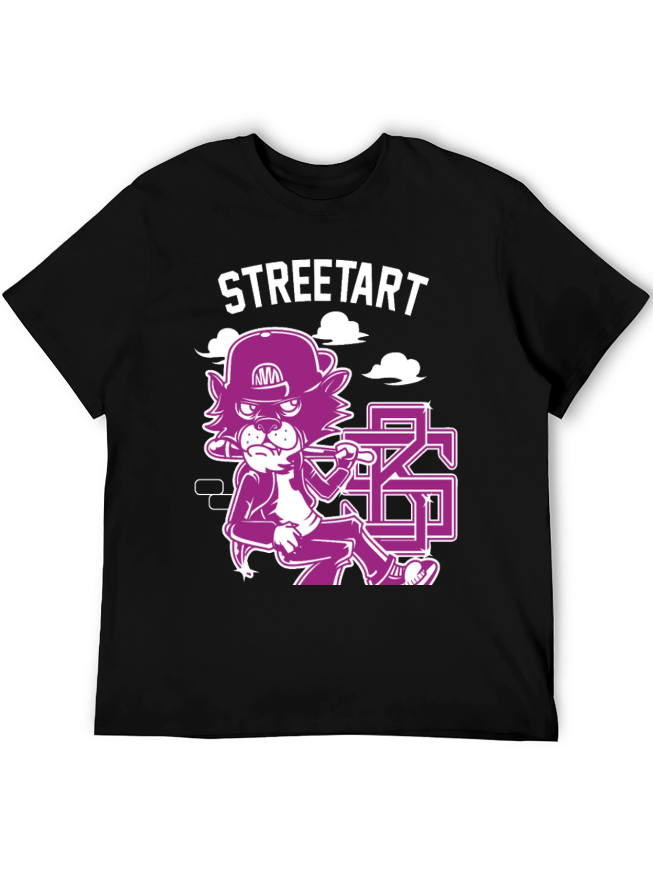 Street Tart Graphic Black T-Shirt