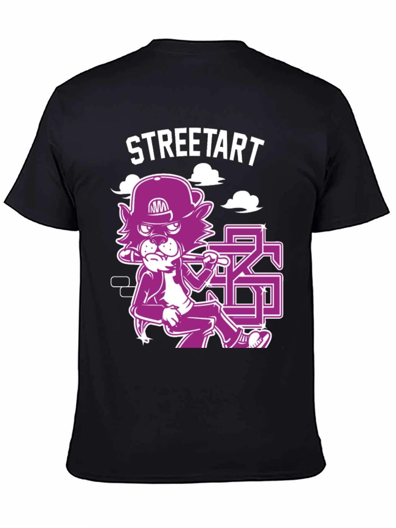 Street Tart Graphic Black T-Shirt