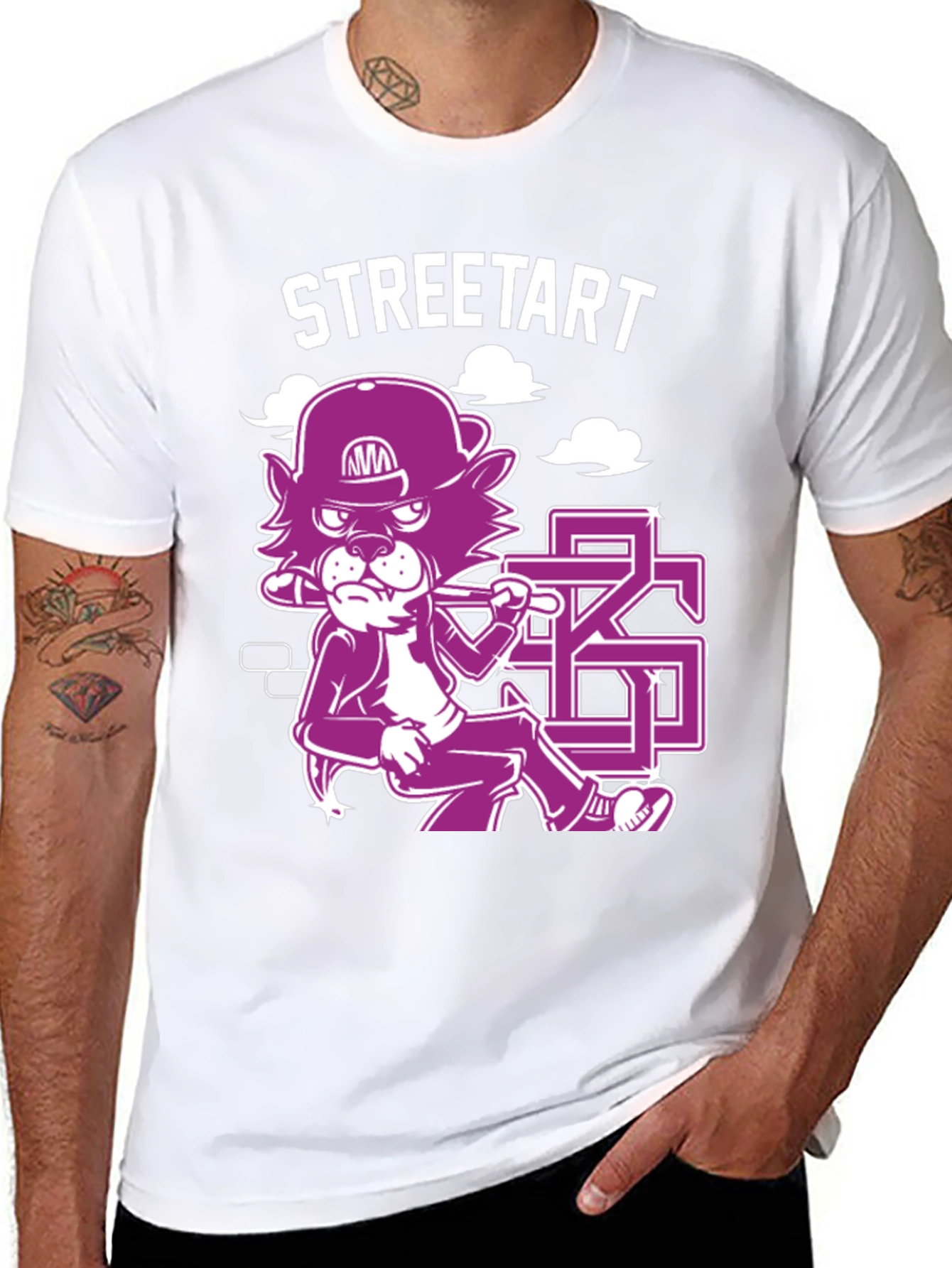 Street Tart Graphic Black T-Shirt