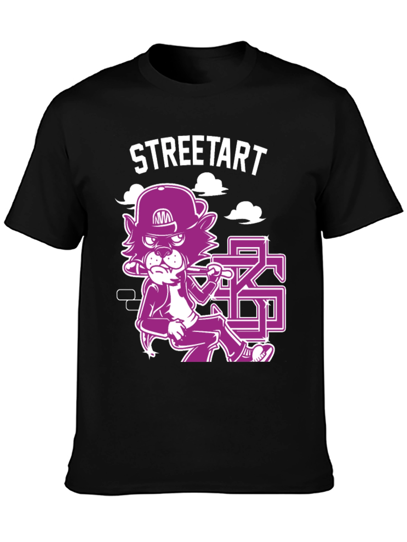 Street Tart Graphic Black T-Shirt