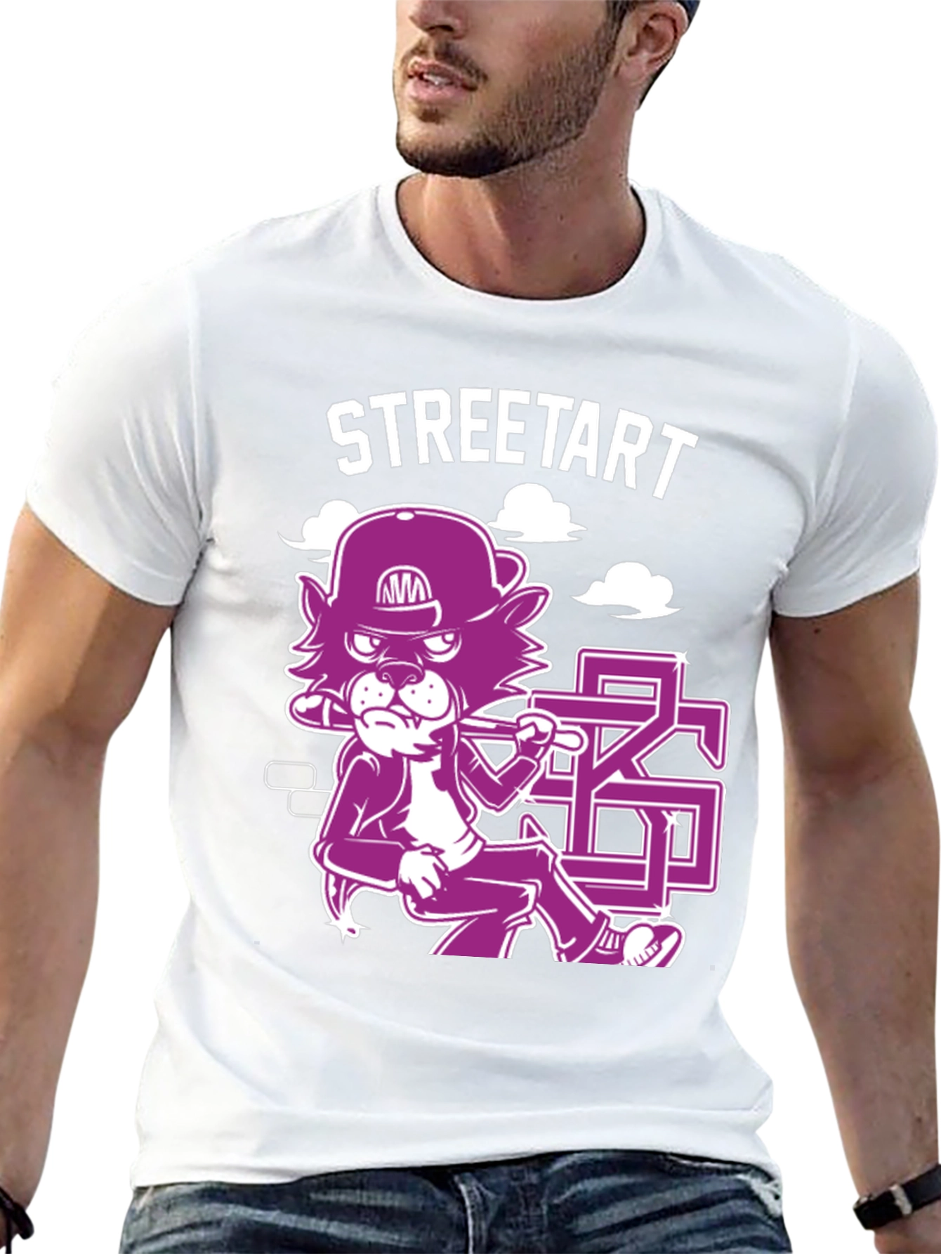 Street Tart Graphic Black T-Shirt