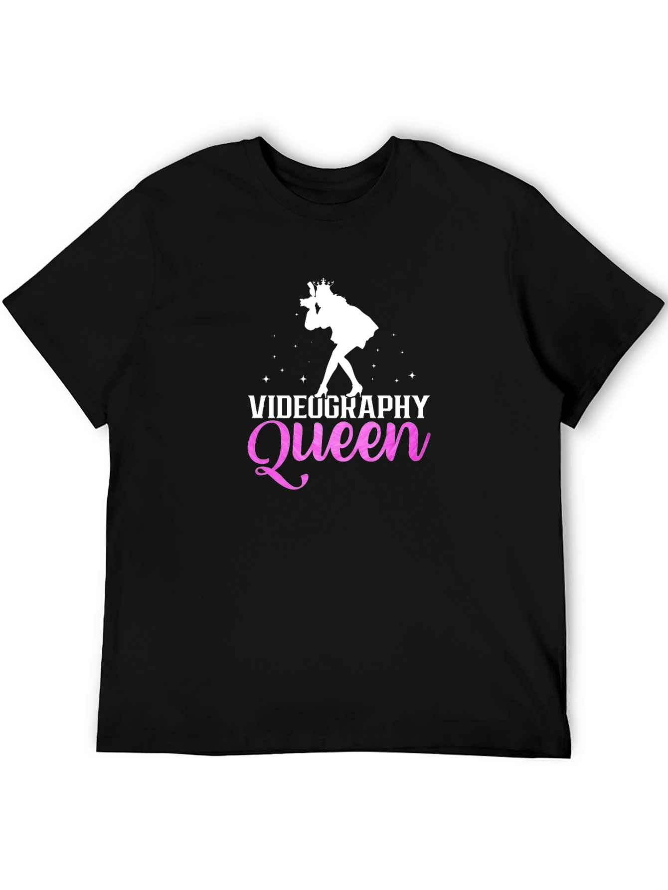 Videography Queen Black T-Shirt