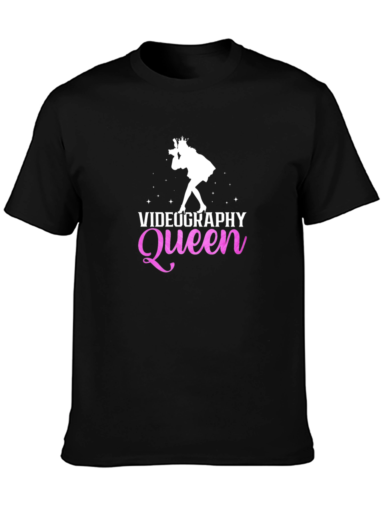 Videography Queen Black T-Shirt
