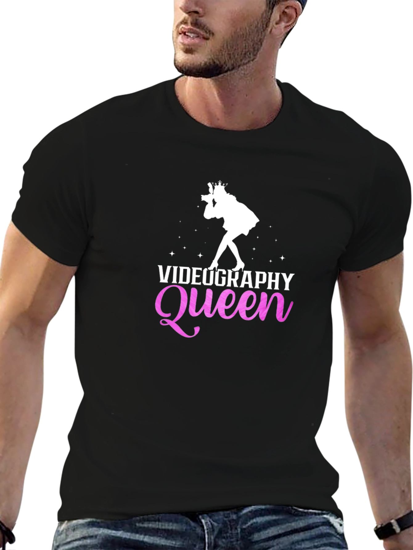 Videography Queen Black T-Shirt