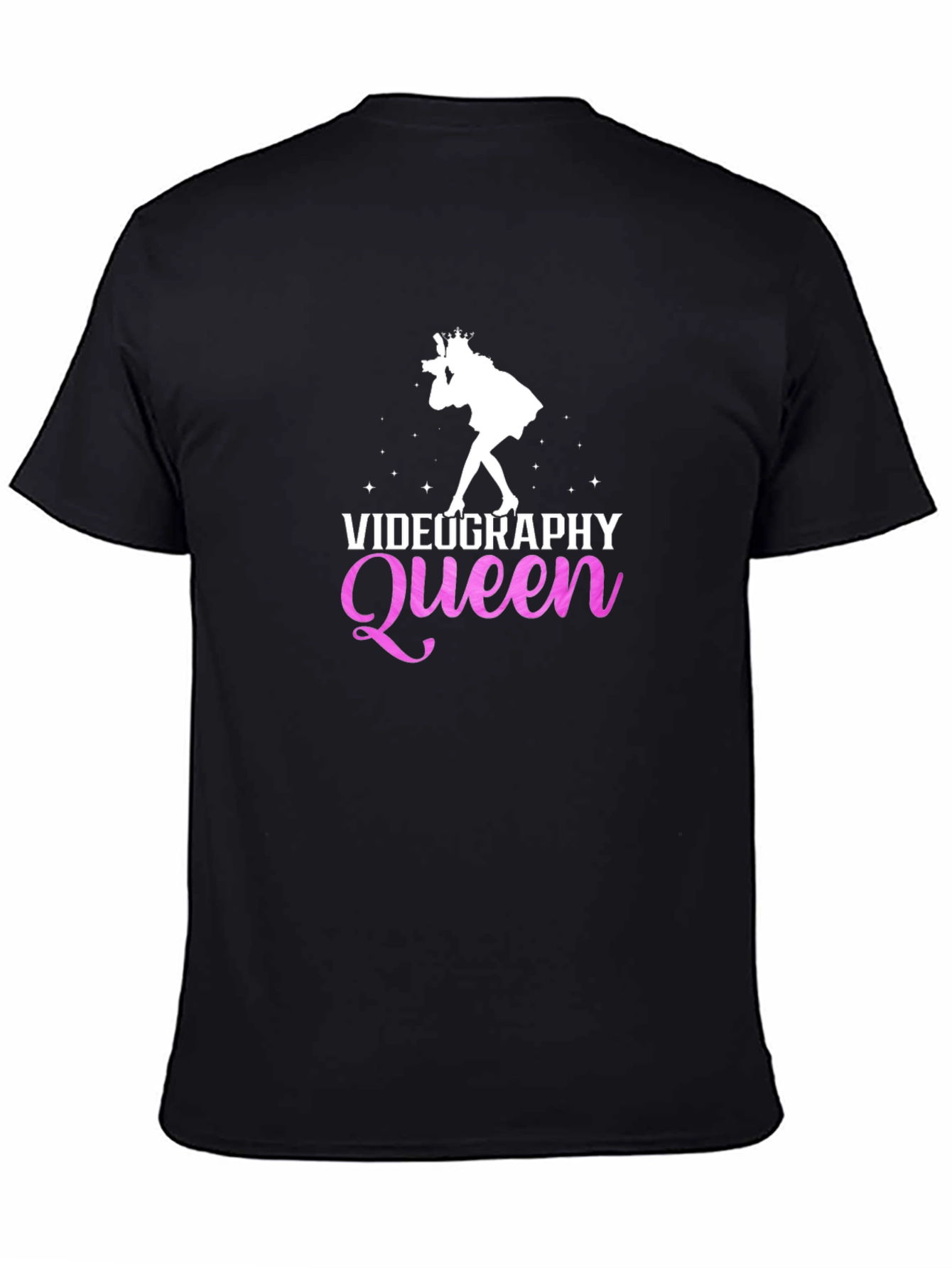 Videography Queen Black T-Shirt