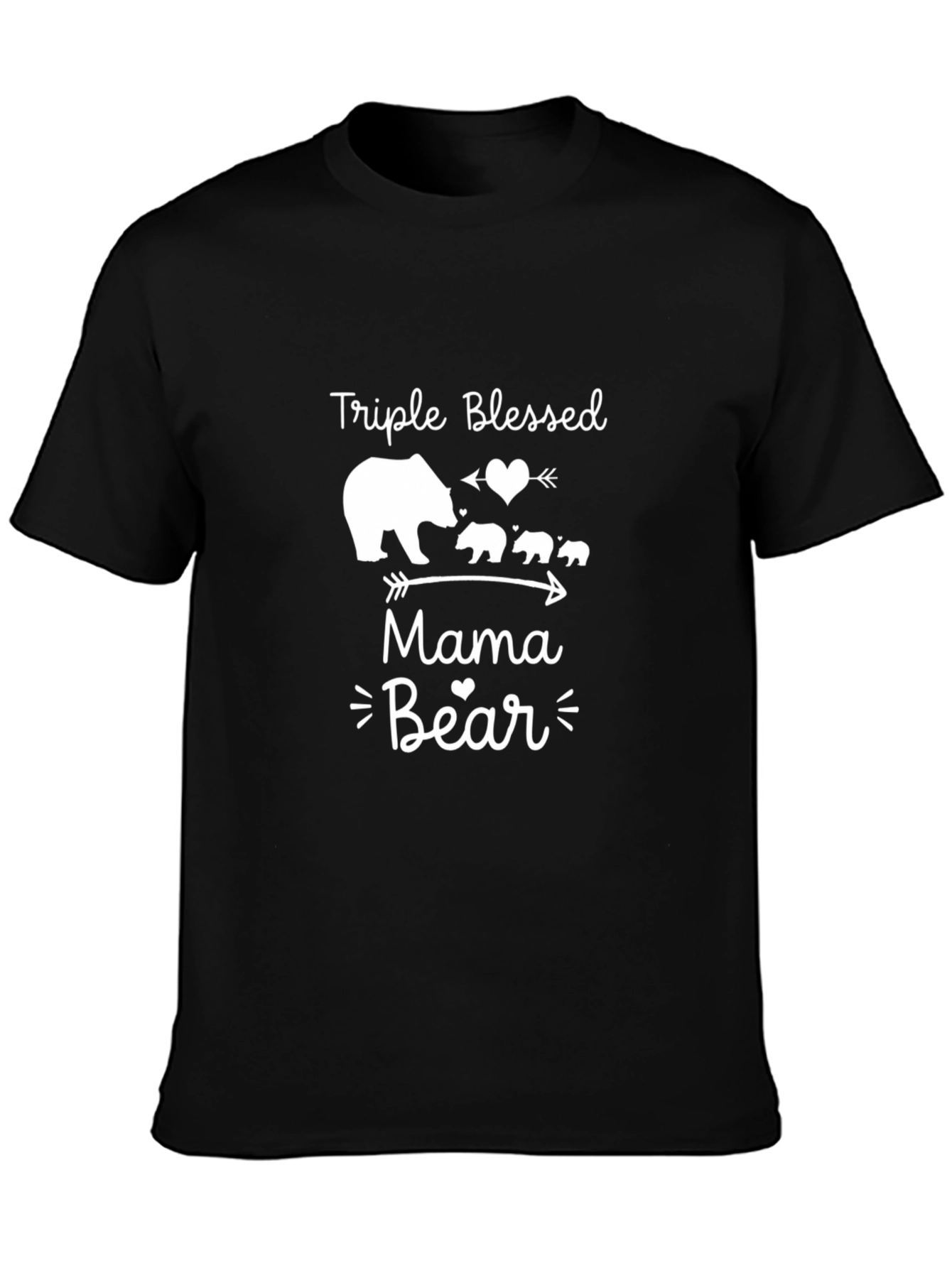Triple Blessed Mama Bear Graphic Tee