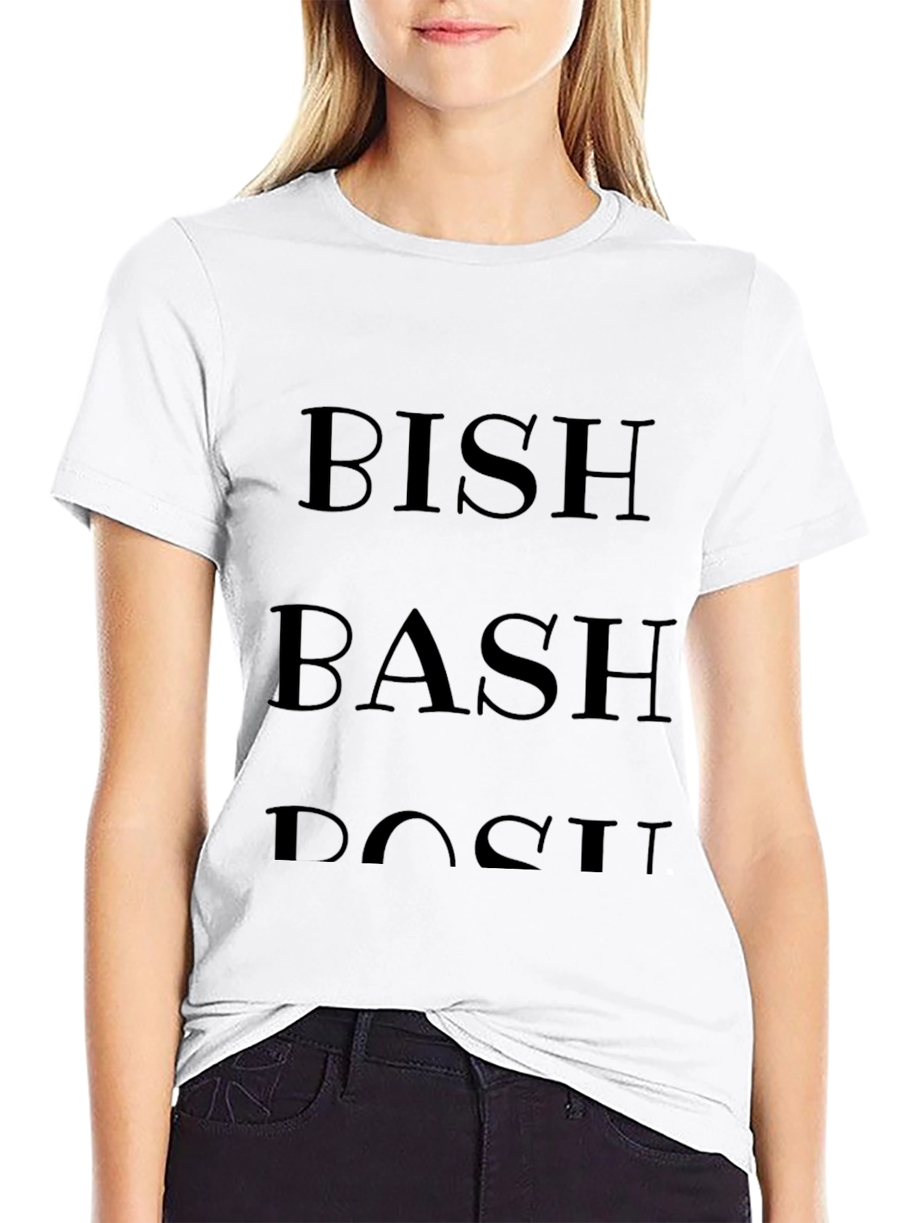 Bish Bash Bosh Graphic Tee - Mens Black T-Shirt