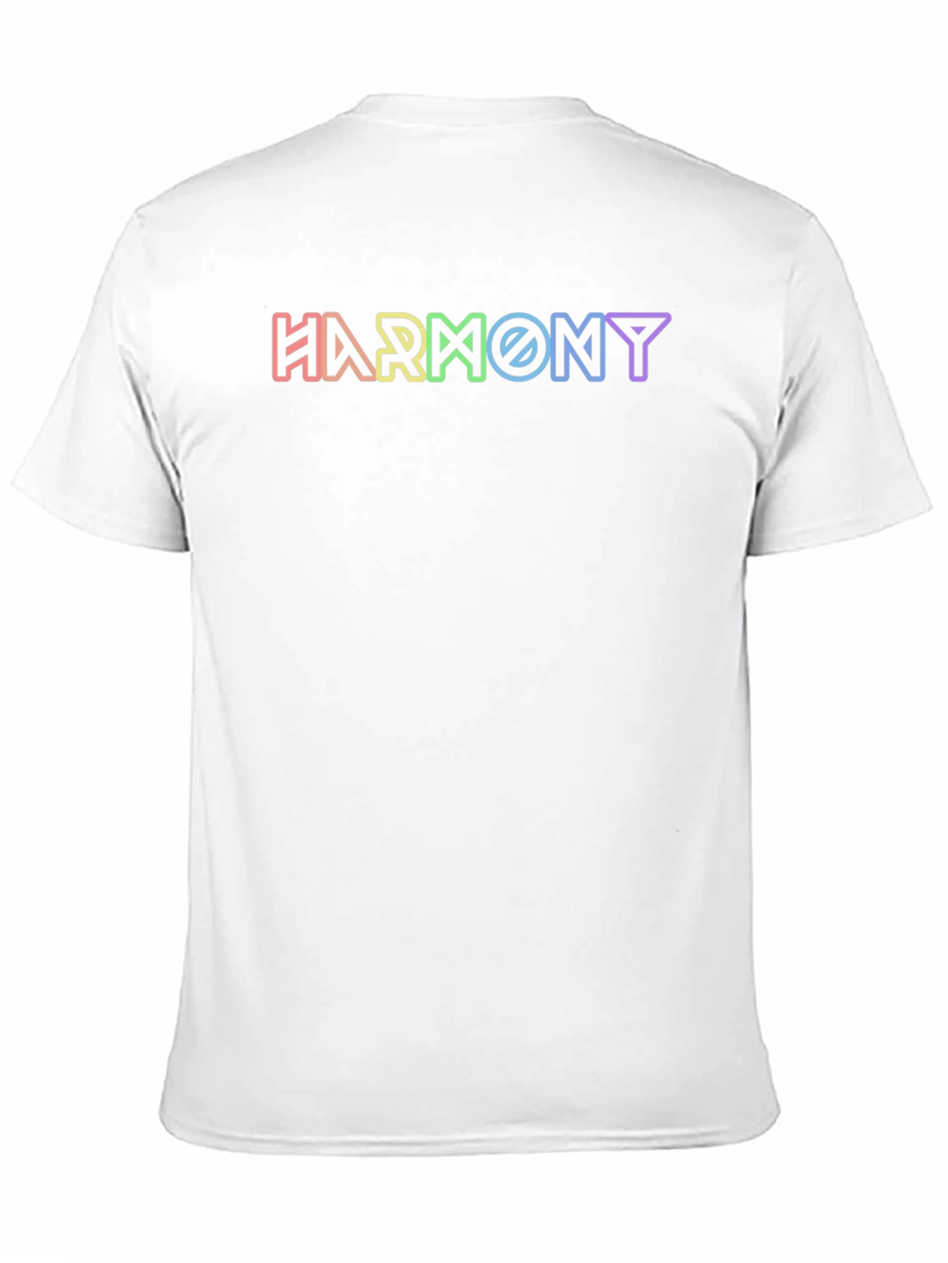 Harmony Graphic Tee - Rainbow Lettering
