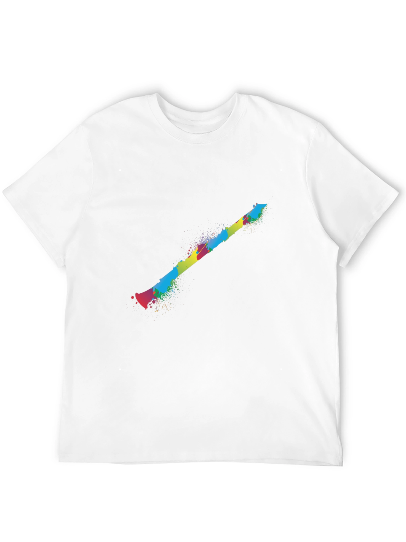 Colorful Clarinet Black T-Shirt