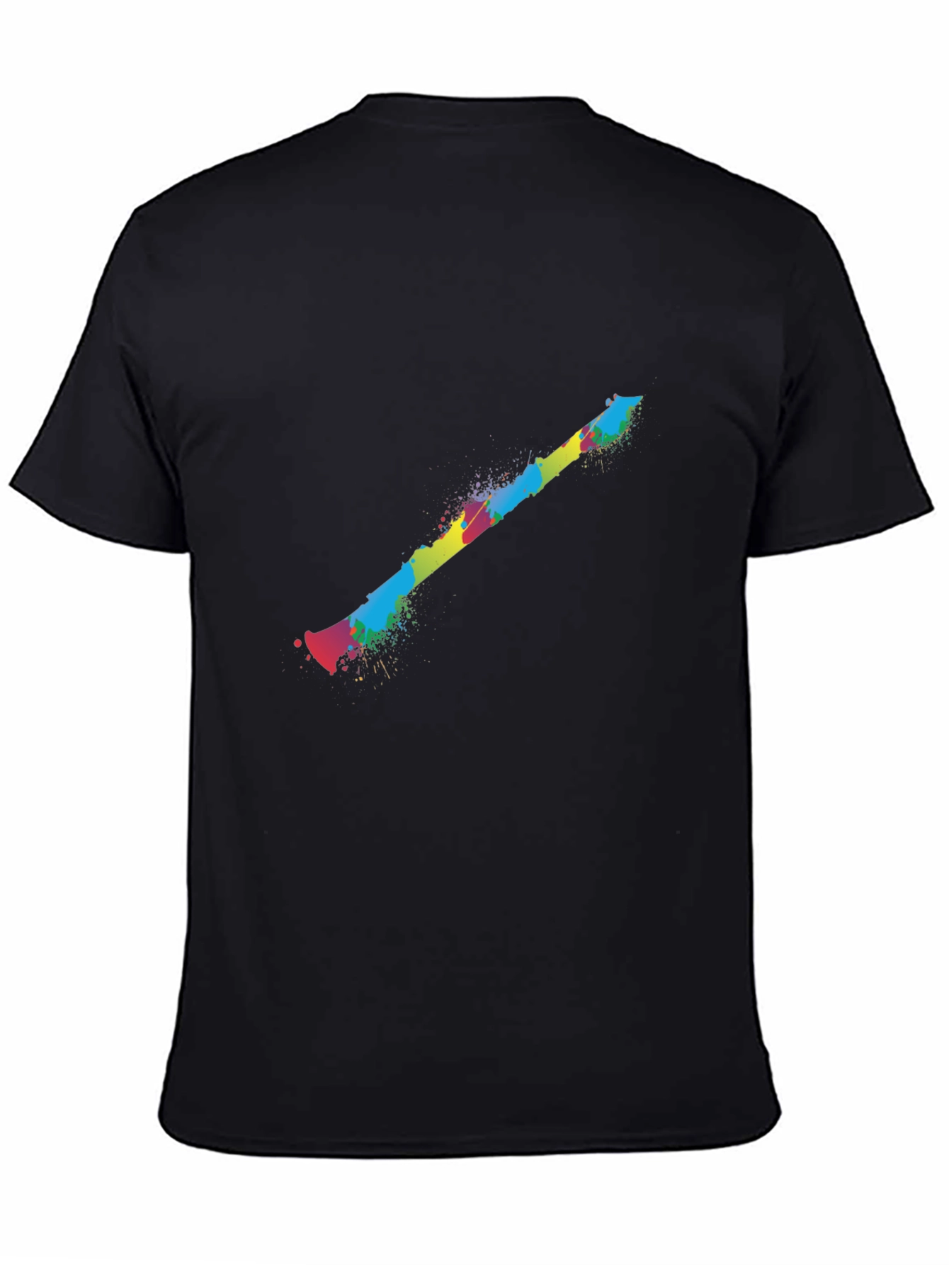 Colorful Clarinet Black T-Shirt