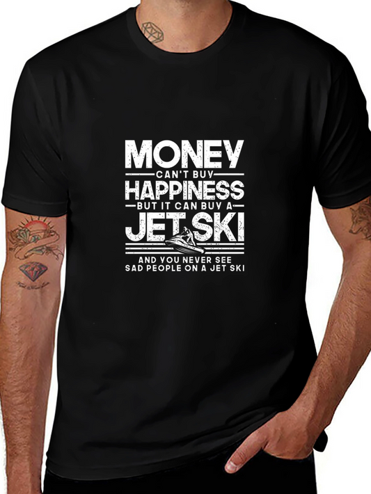Money Cant Buy Happiness T-Shirt - Jet Ski Lover Tee