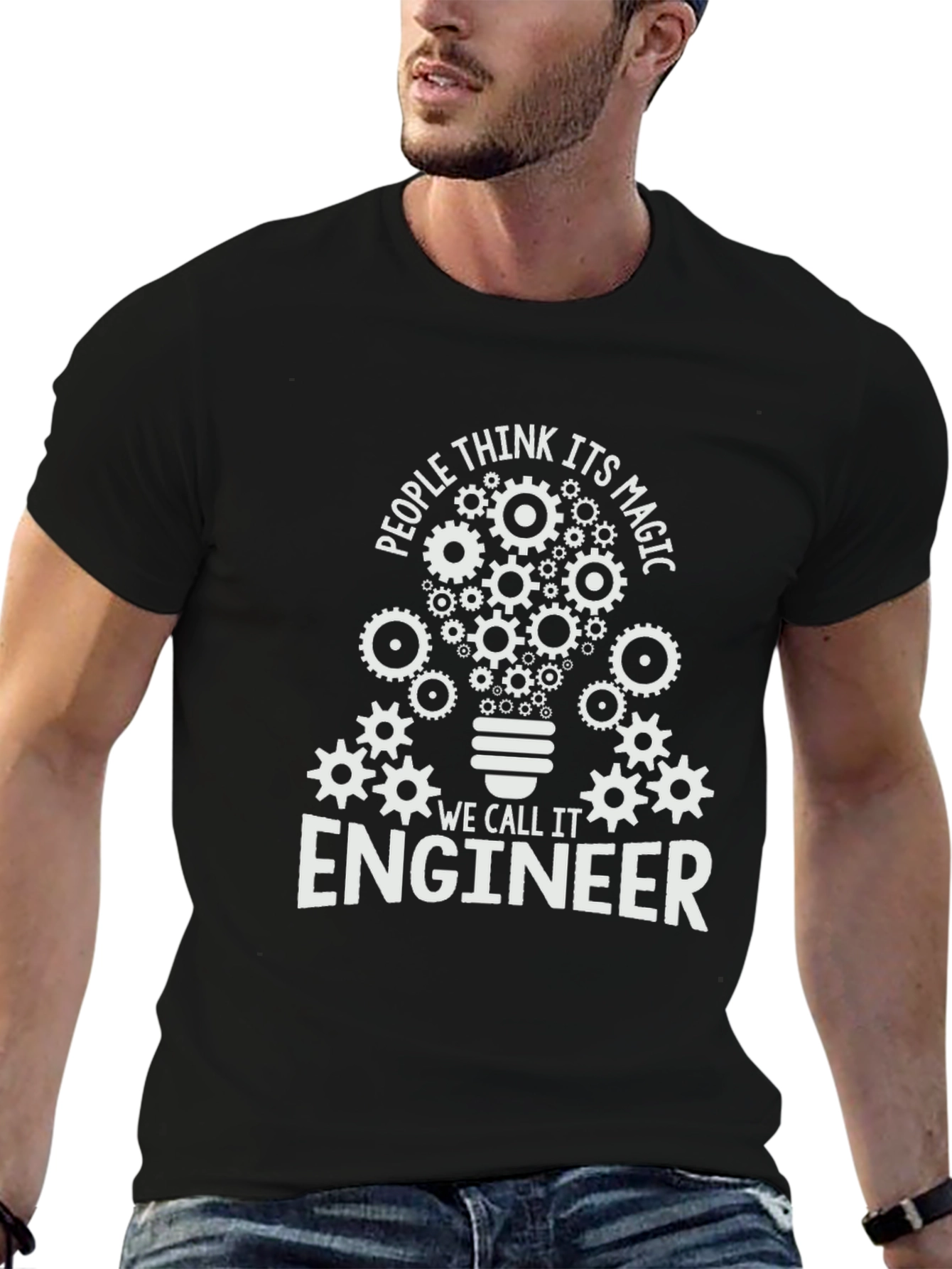 Engineer Magic Gear T-Shirt - Funny Engineering Tee