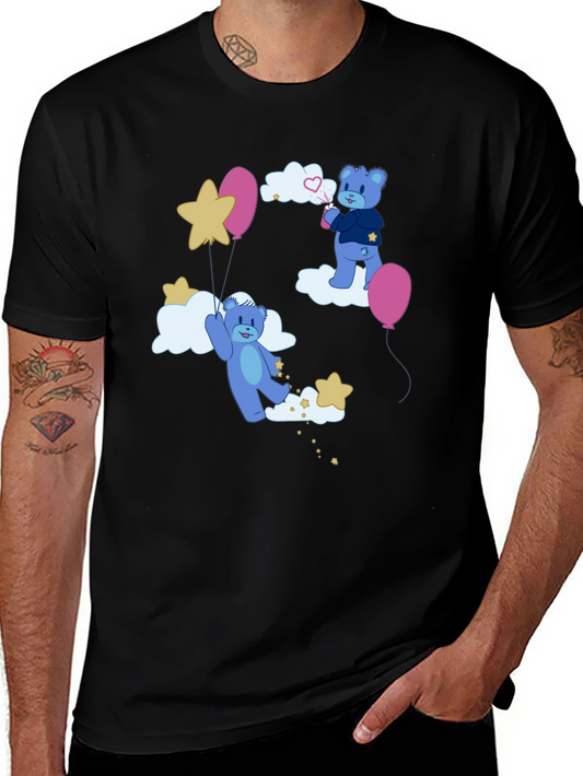 Dreamy Bear Graphic Tee - Comfort & Style