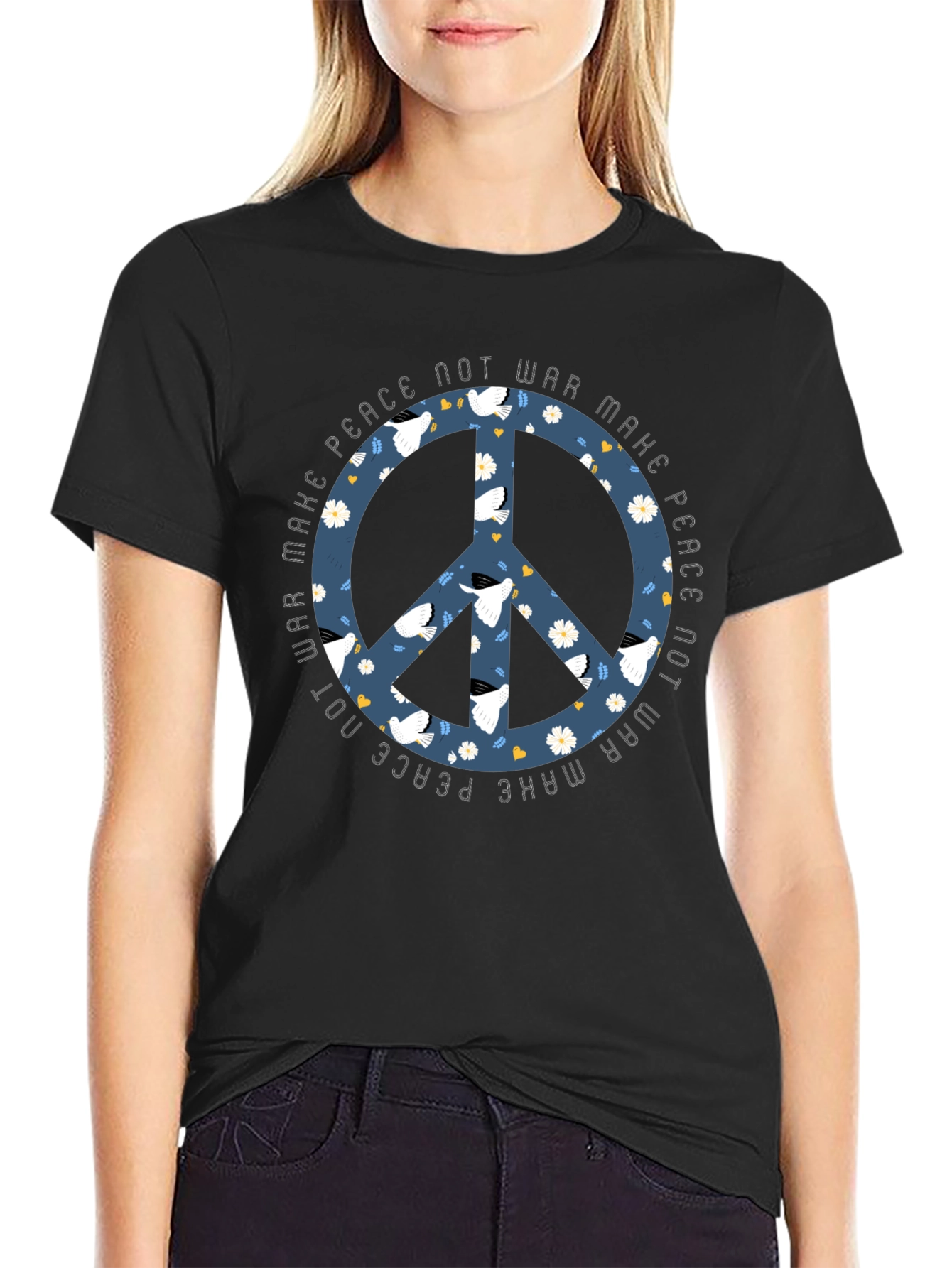 Make Peace Not War Graphic T-Shirt
