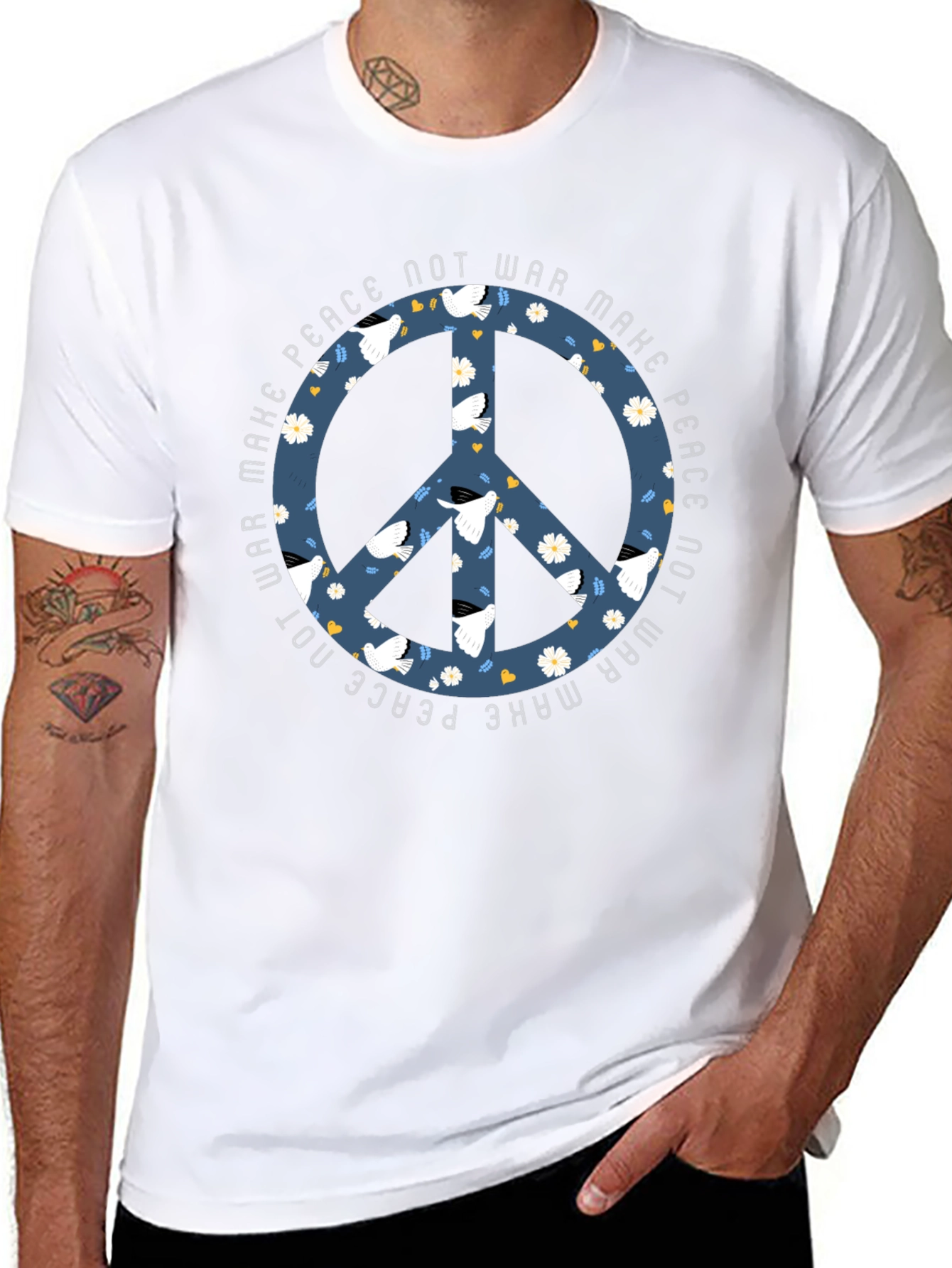 Make Peace Not War Graphic T-Shirt