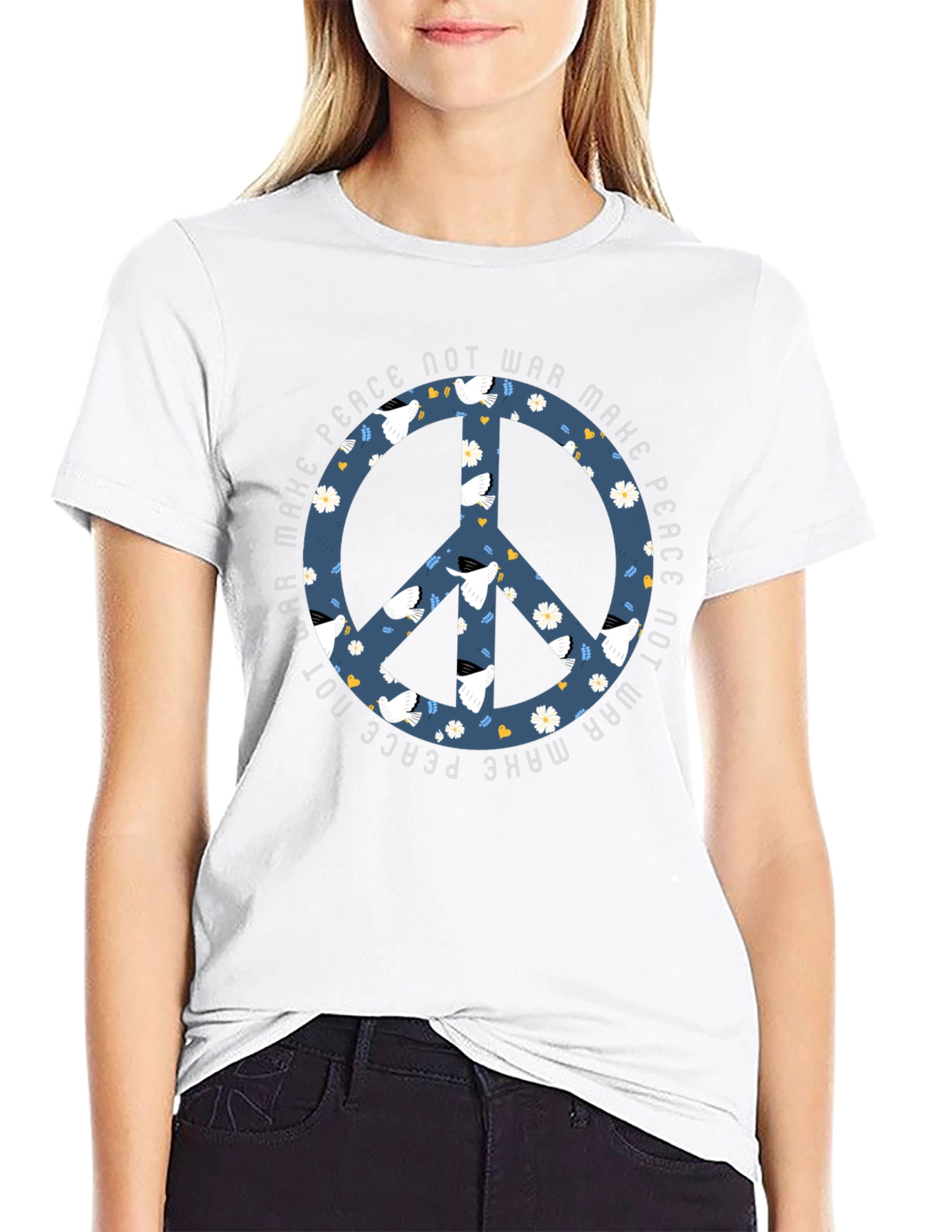 Make Peace Not War Graphic T-Shirt