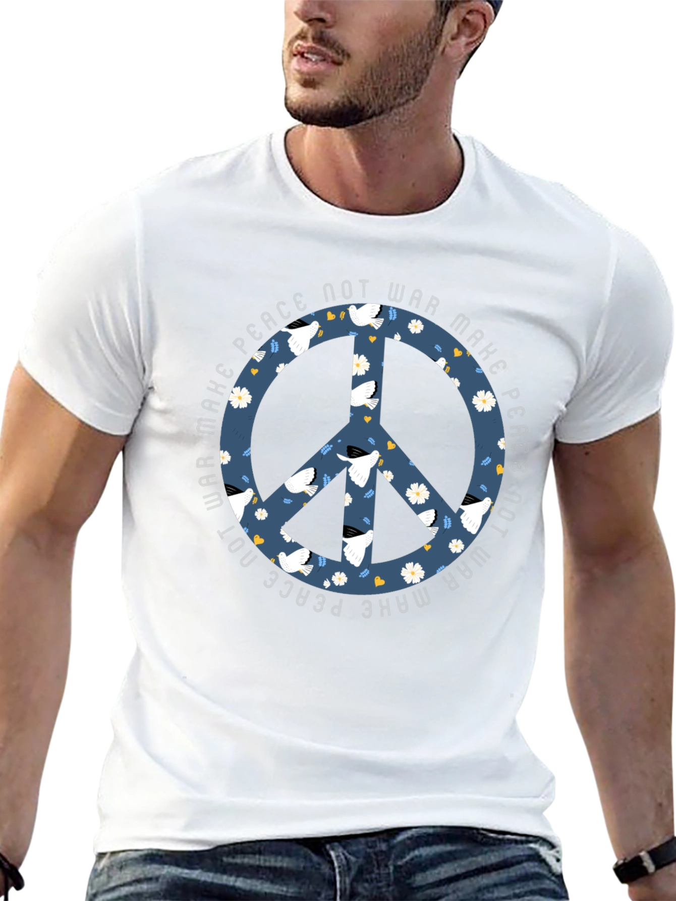 Make Peace Not War Graphic T-Shirt