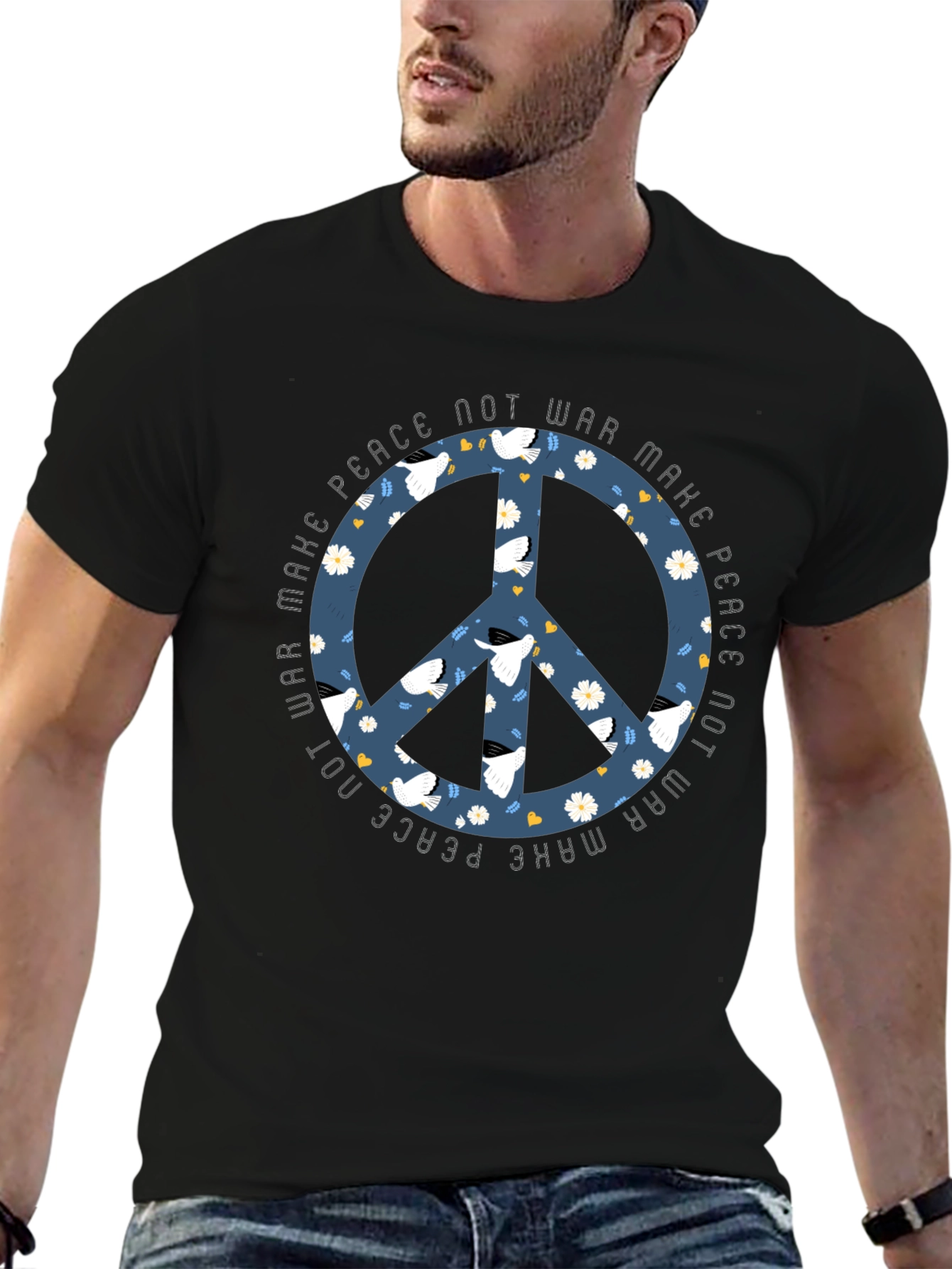 Make Peace Not War Graphic T-Shirt