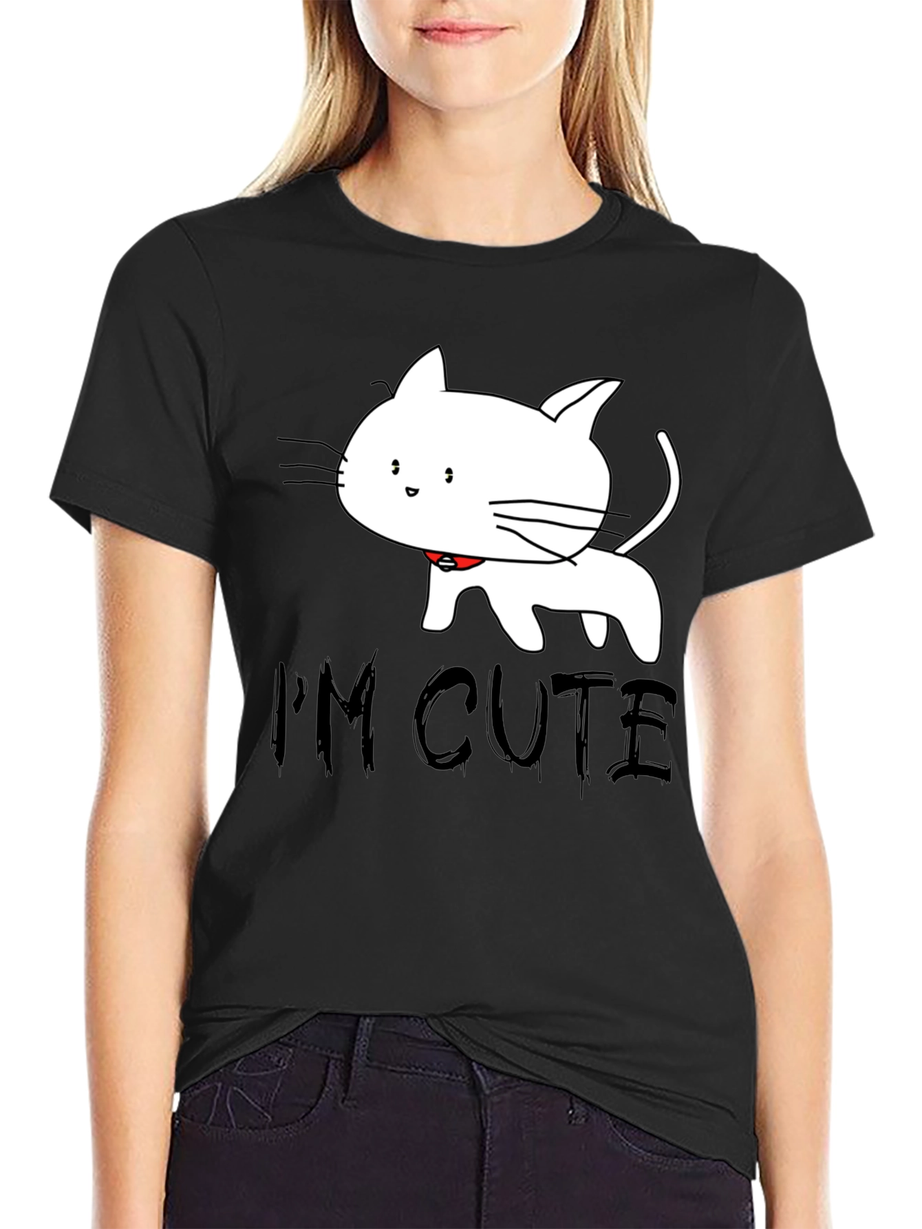 Cute Cat T-Shirt - Im Cute