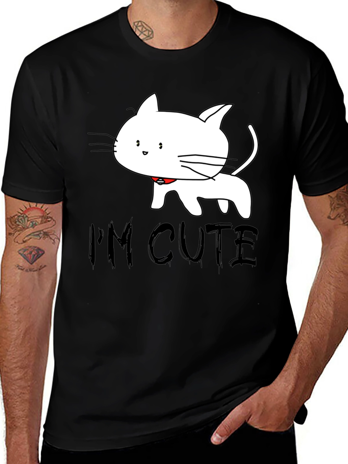 Cute Cat T-Shirt - Im Cute