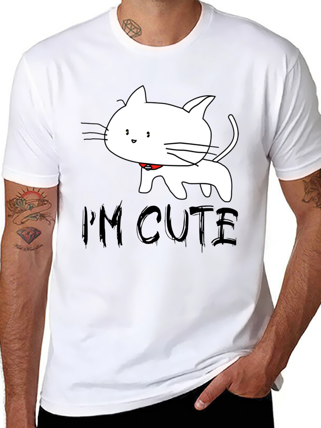 Cute Cat T-Shirt - Im Cute