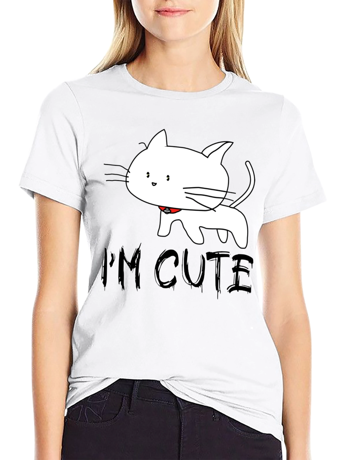 Cute Cat T-Shirt - Im Cute