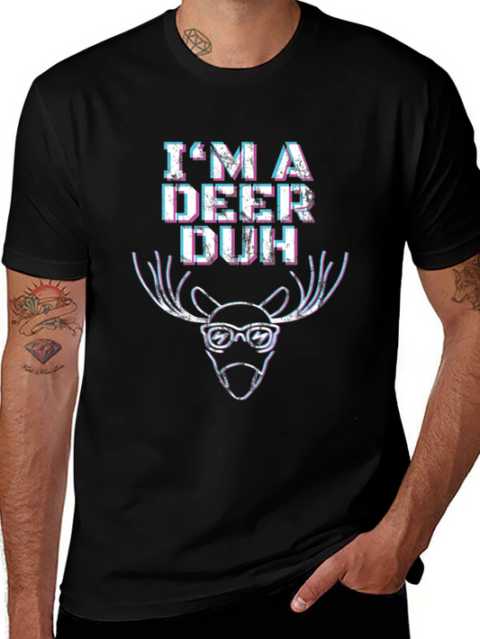 Im a Deer Duh Black T-Shirt