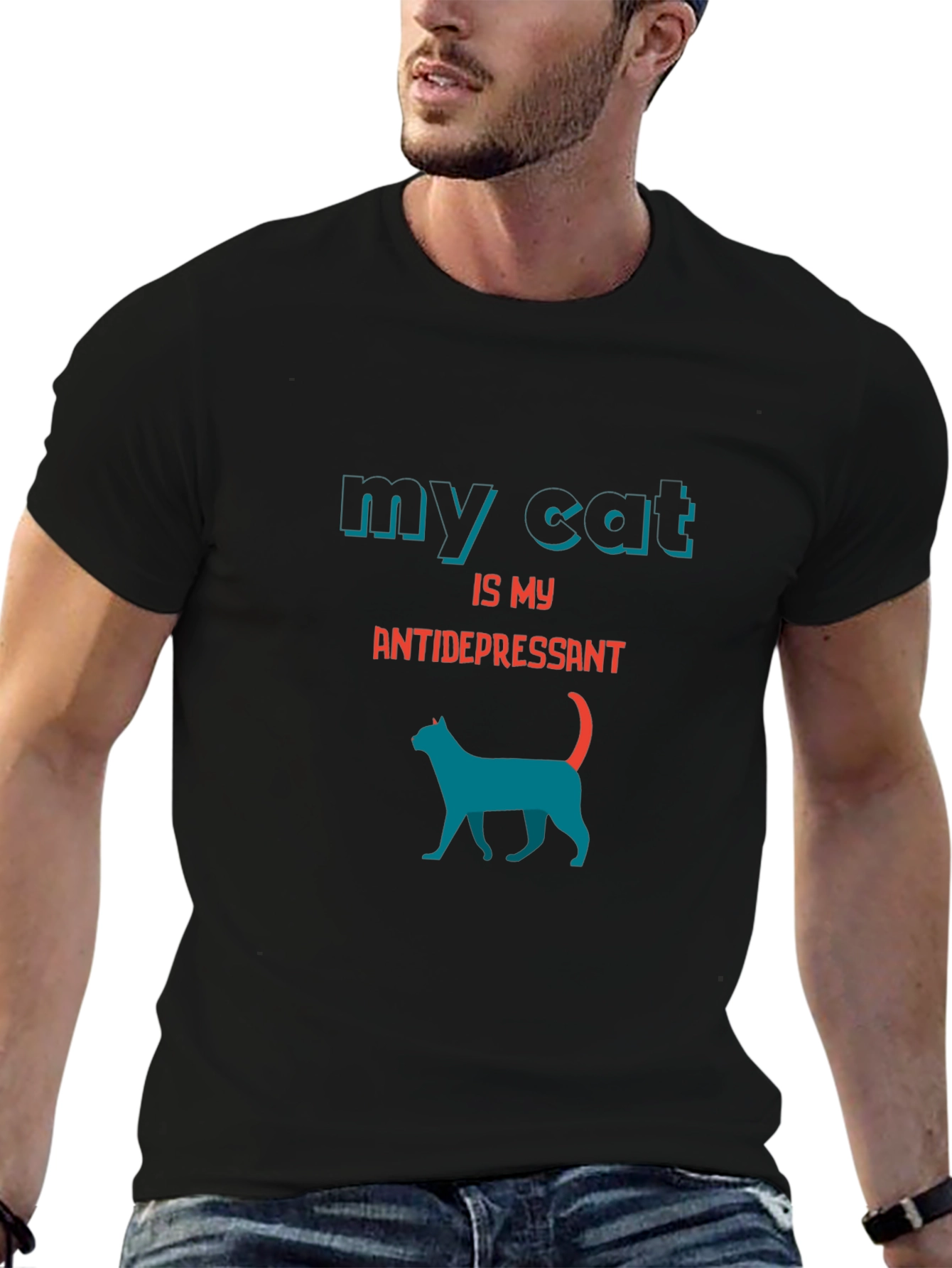 My Cat is My Antidepressant T-Shirt