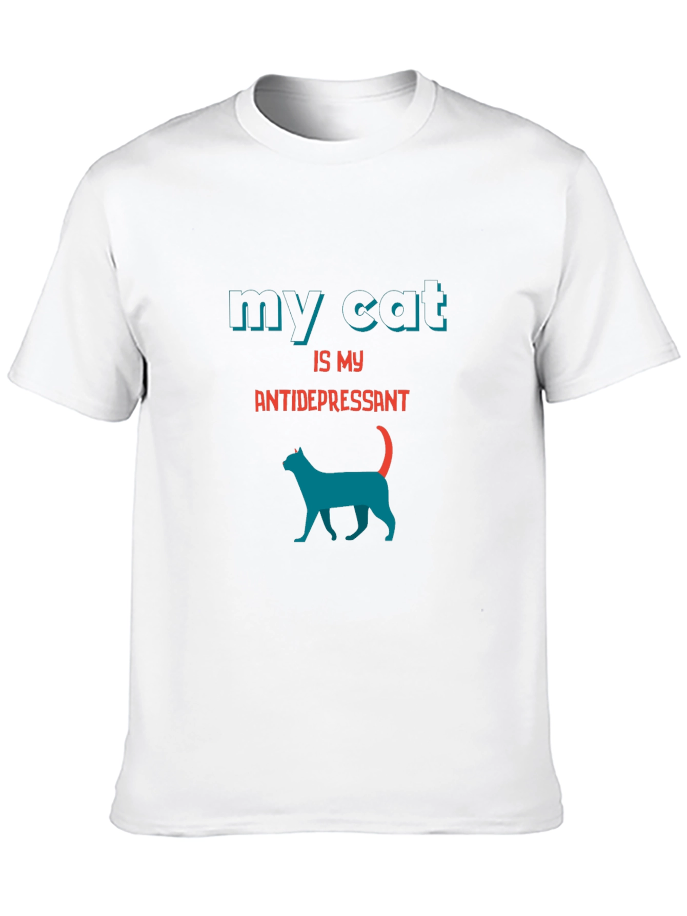 My Cat is My Antidepressant T-Shirt
