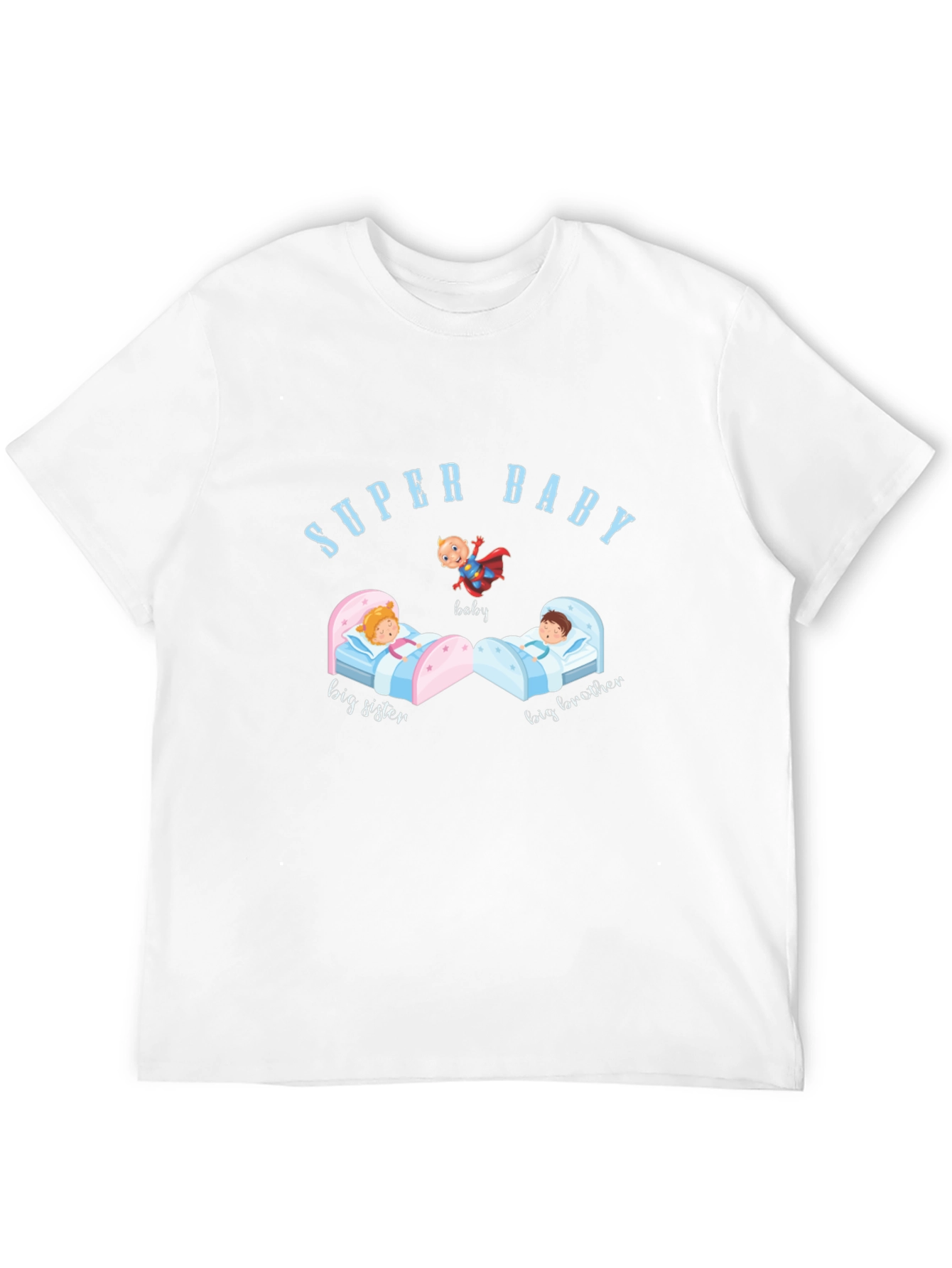 Super Baby Tee: Big Brother Sister Heroic Baby