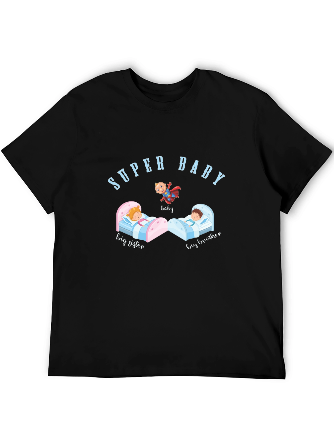 Super Baby Tee: Big Brother Sister Heroic Baby