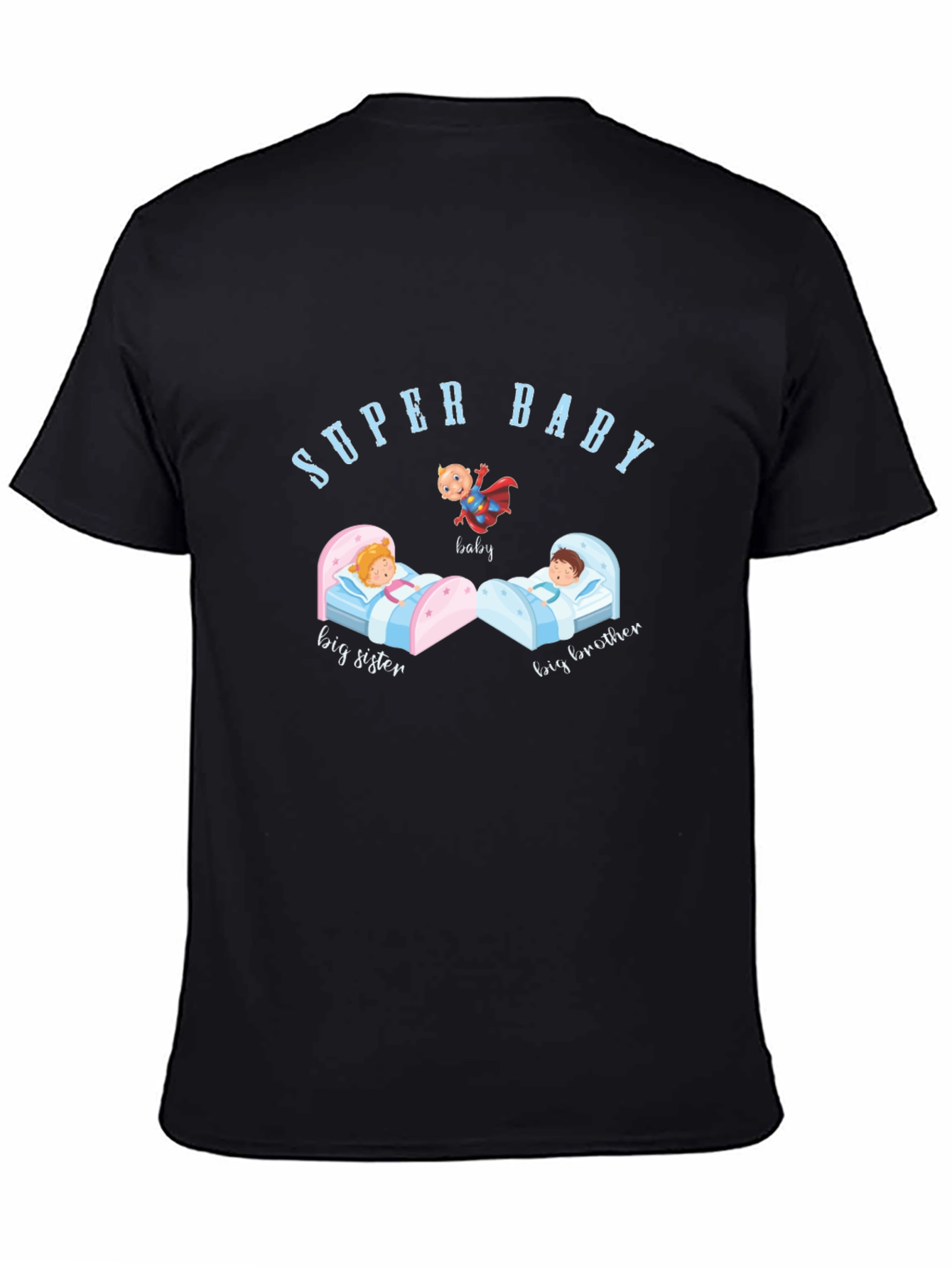 Super Baby Tee: Big Brother Sister Heroic Baby