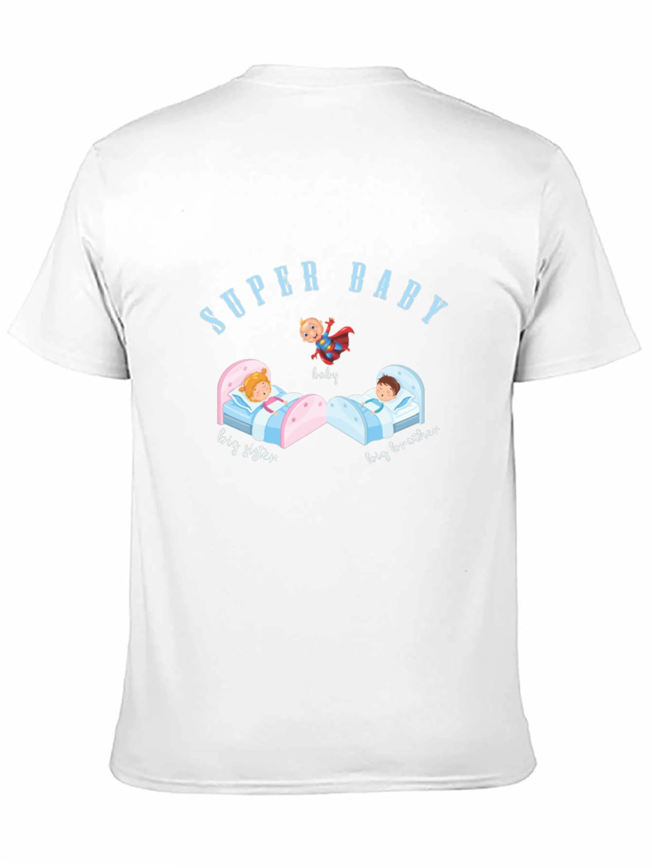 Super Baby Tee: Big Brother Sister Heroic Baby